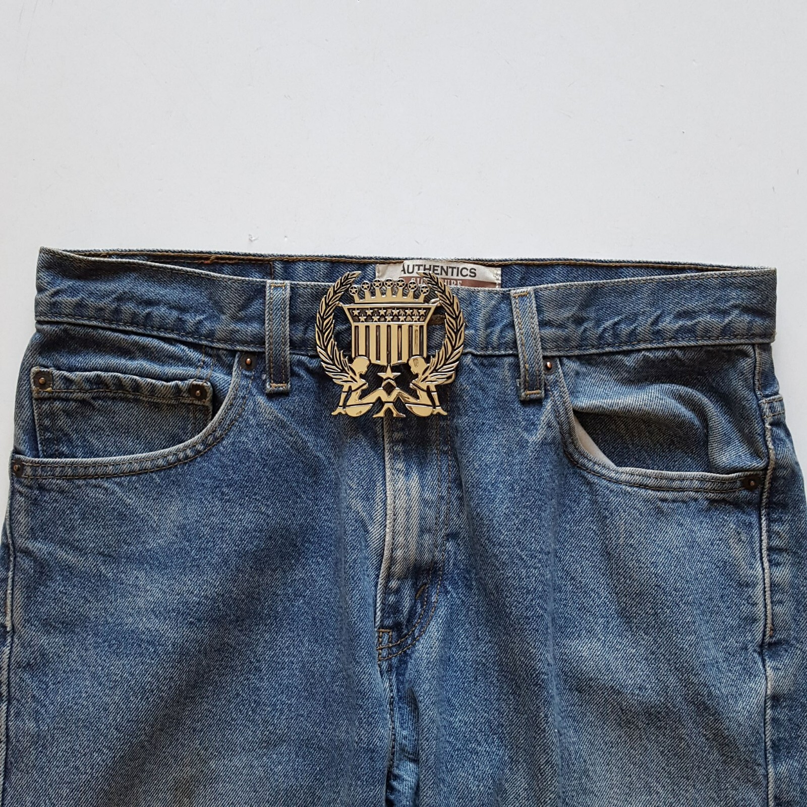 On Sale: Silver Star Brand: Double Trucker Girl Buckle
