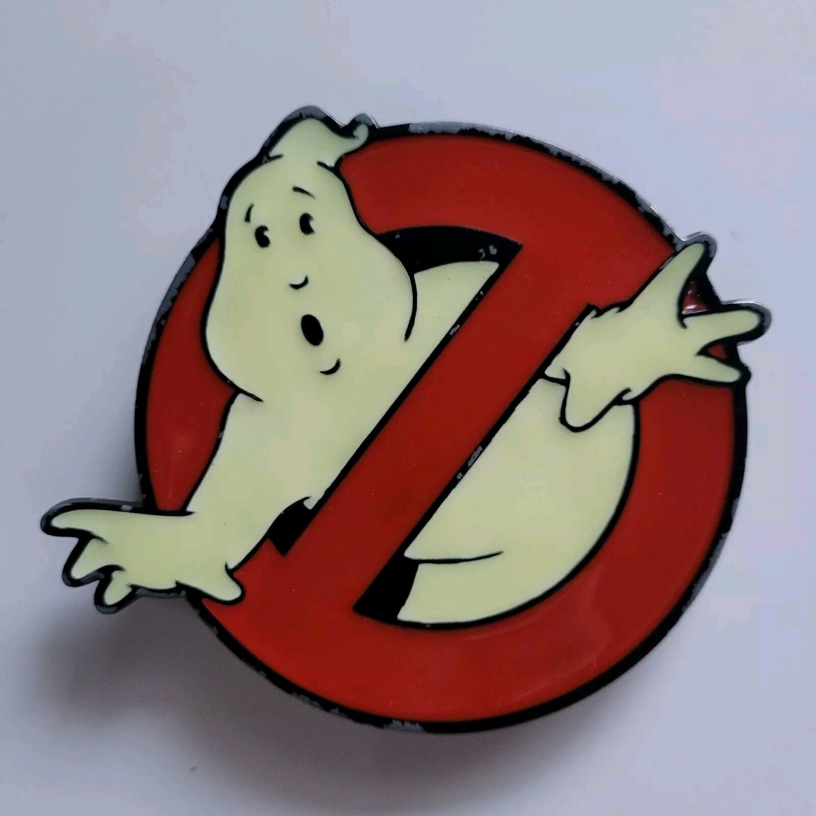 Ghostbusters Movie Logo Enamel Metal Belt Buckle -Some Wear To Edge -NEW