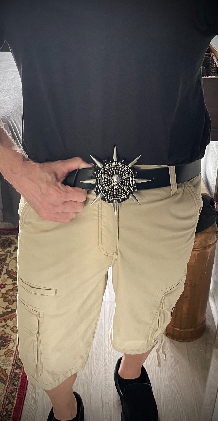 Skull Spiked Belt Buckle Archive 2007-09 Reworked 2026 OOAK Darren McNeese