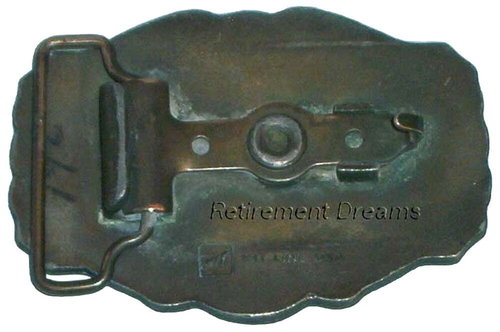 1982 NTTC Grand Safety Award Winners Belt Buckle By Hit Line USA Vintage