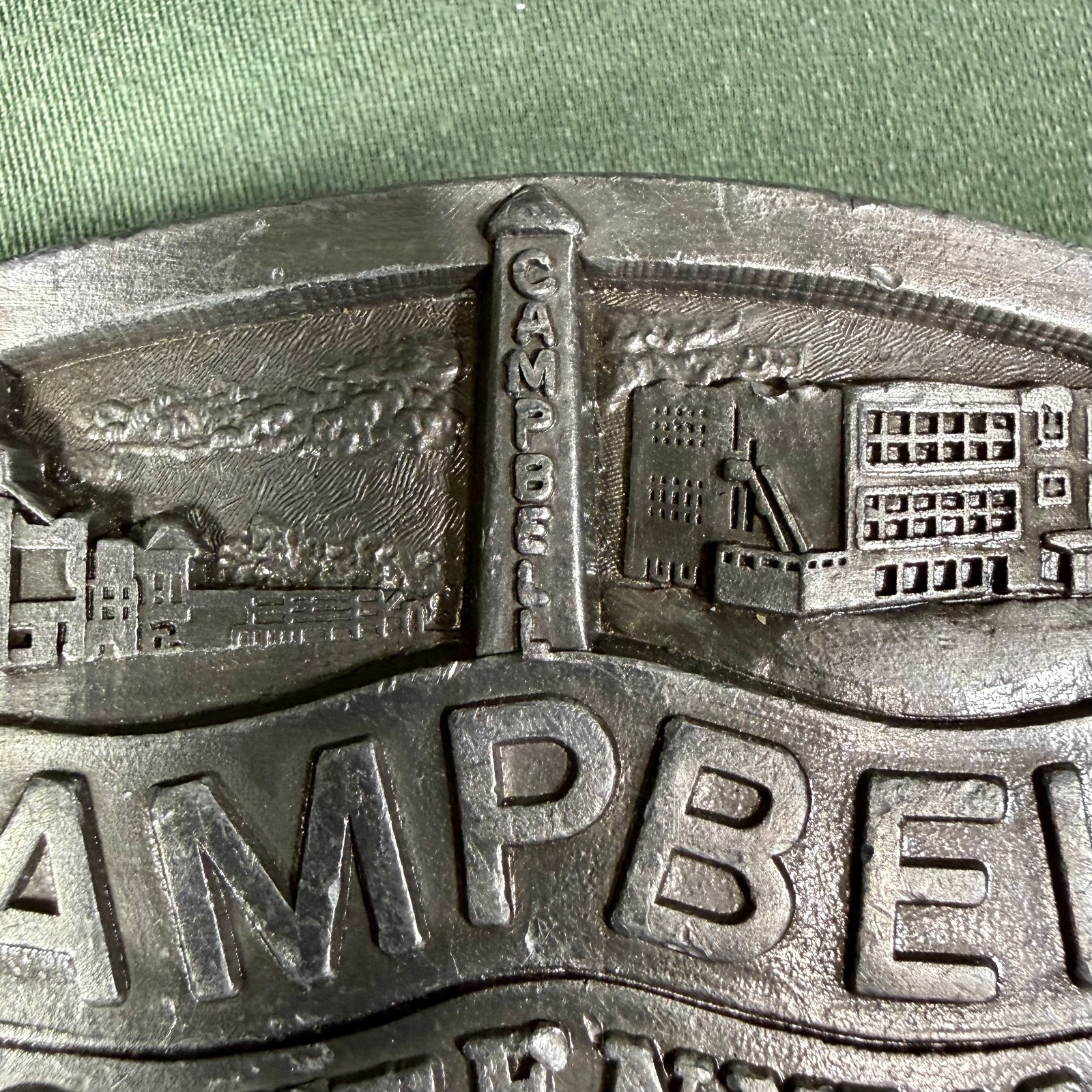 Campbell Nebraska Centennial Belt Buckle 1886–1986 Ltd Ed 200/500 Vintage