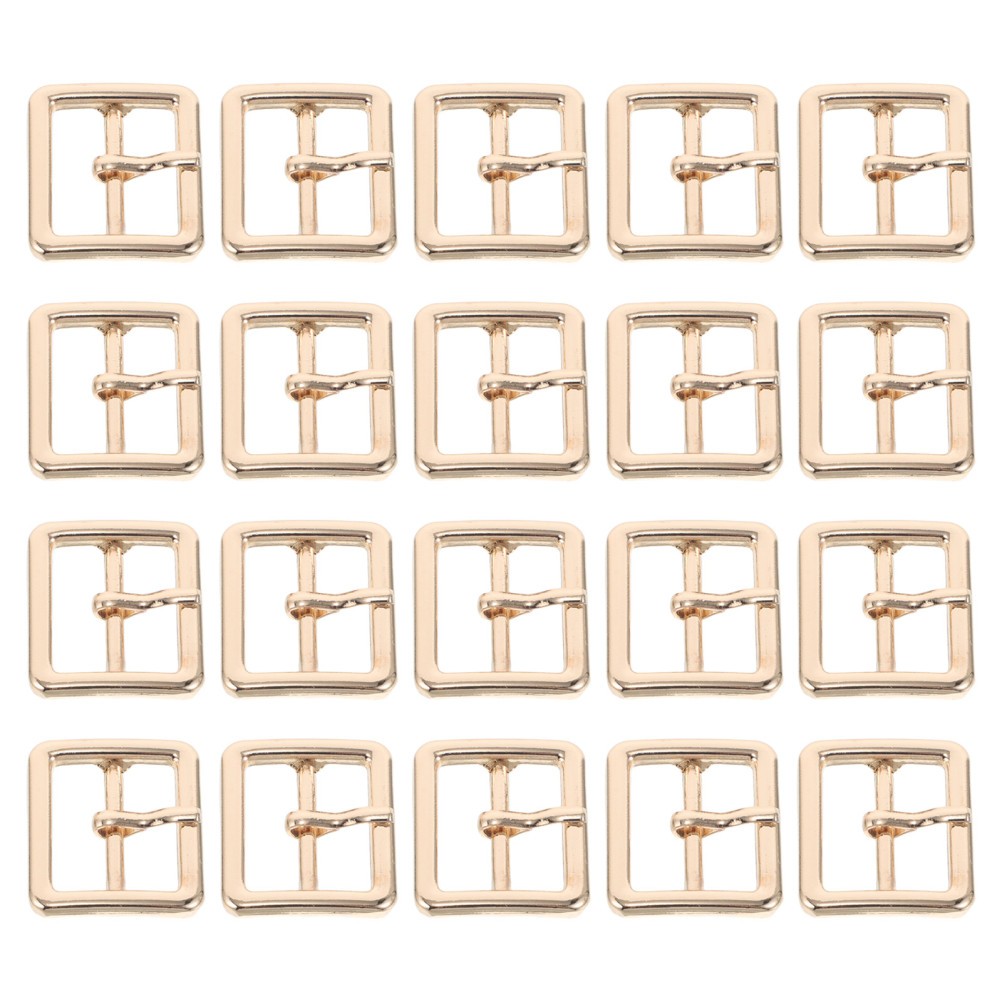 20 Pcs Belt Buckle Replacement Part Center Bar Buckles for Belts
