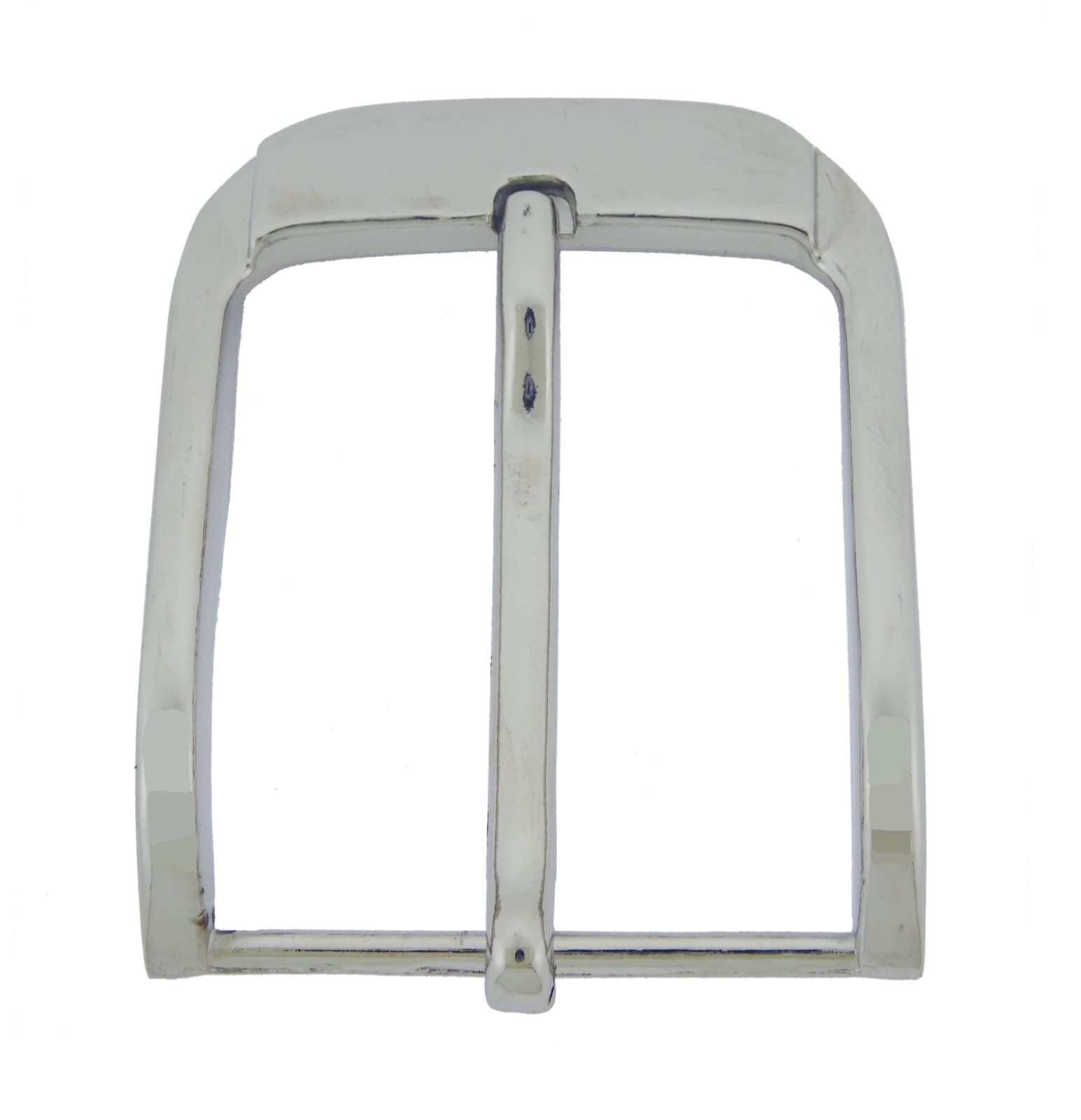 Pin Belt Buckles for Men&rsquo;s Belt 1.50 Inch Stainless Steel Single Prong Silver