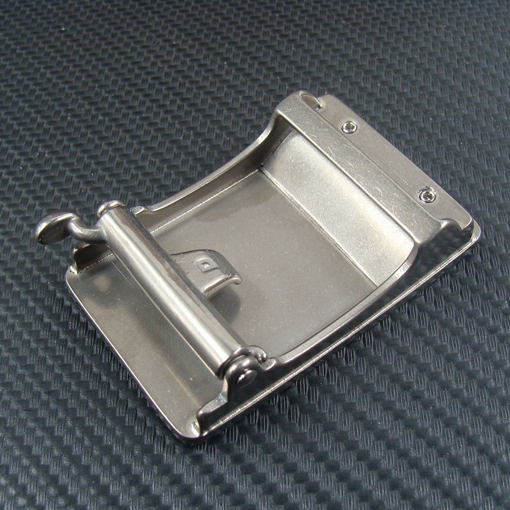 Titanium Clamp closure Buckle Anti allergy Belt Buckle for 1.25&Prime; Belt Z333