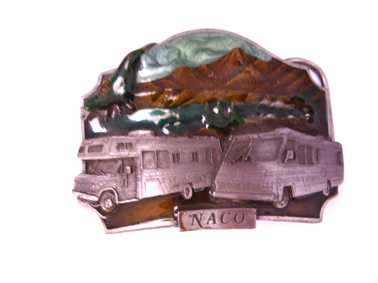 Siskiyou 1992 Naco Campground Belt Buckle Limited #231 of 500 Motorhome Vintage