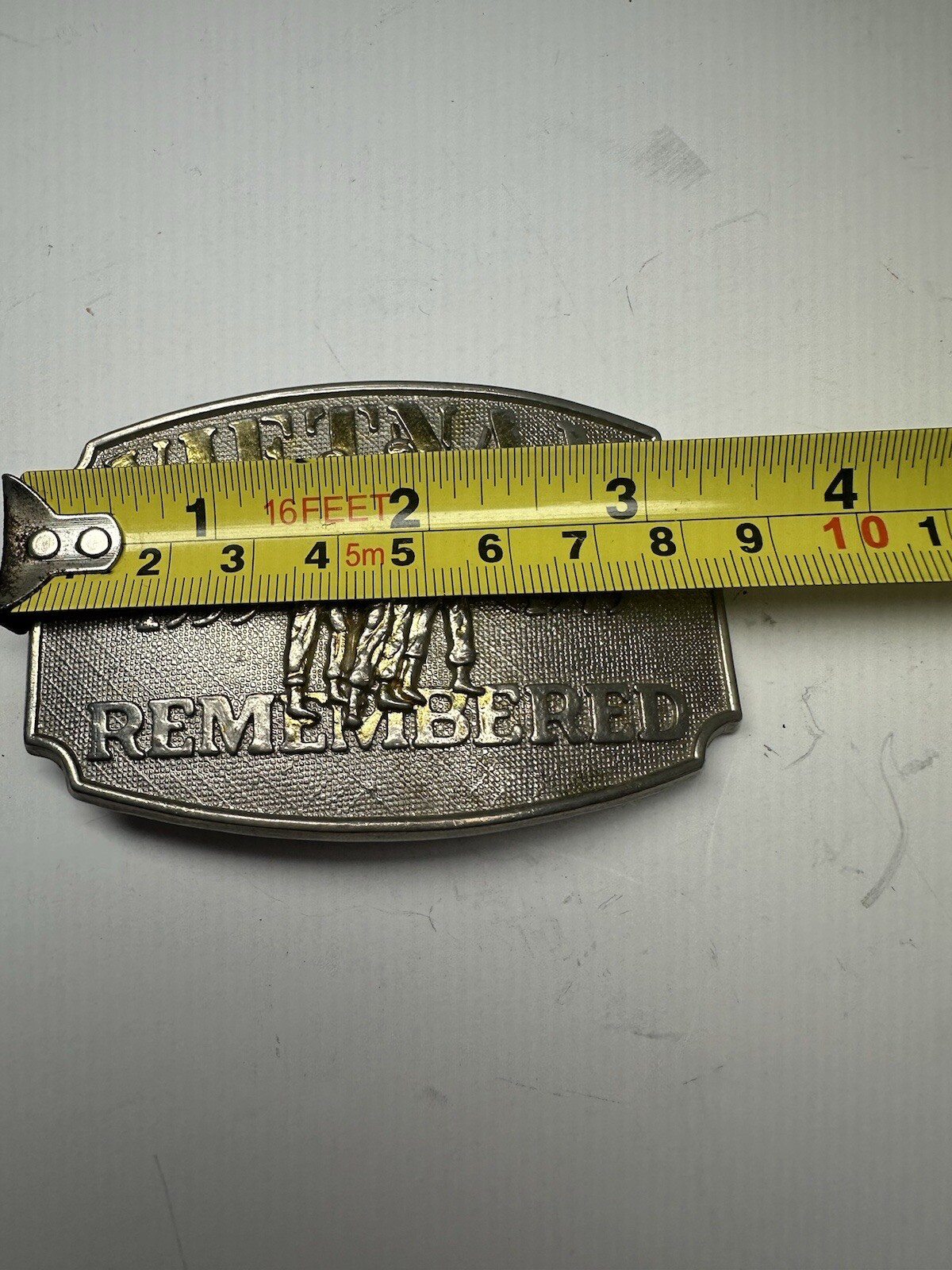 Remembering Our Vietnam Veterans Vintage Belt Buckle.