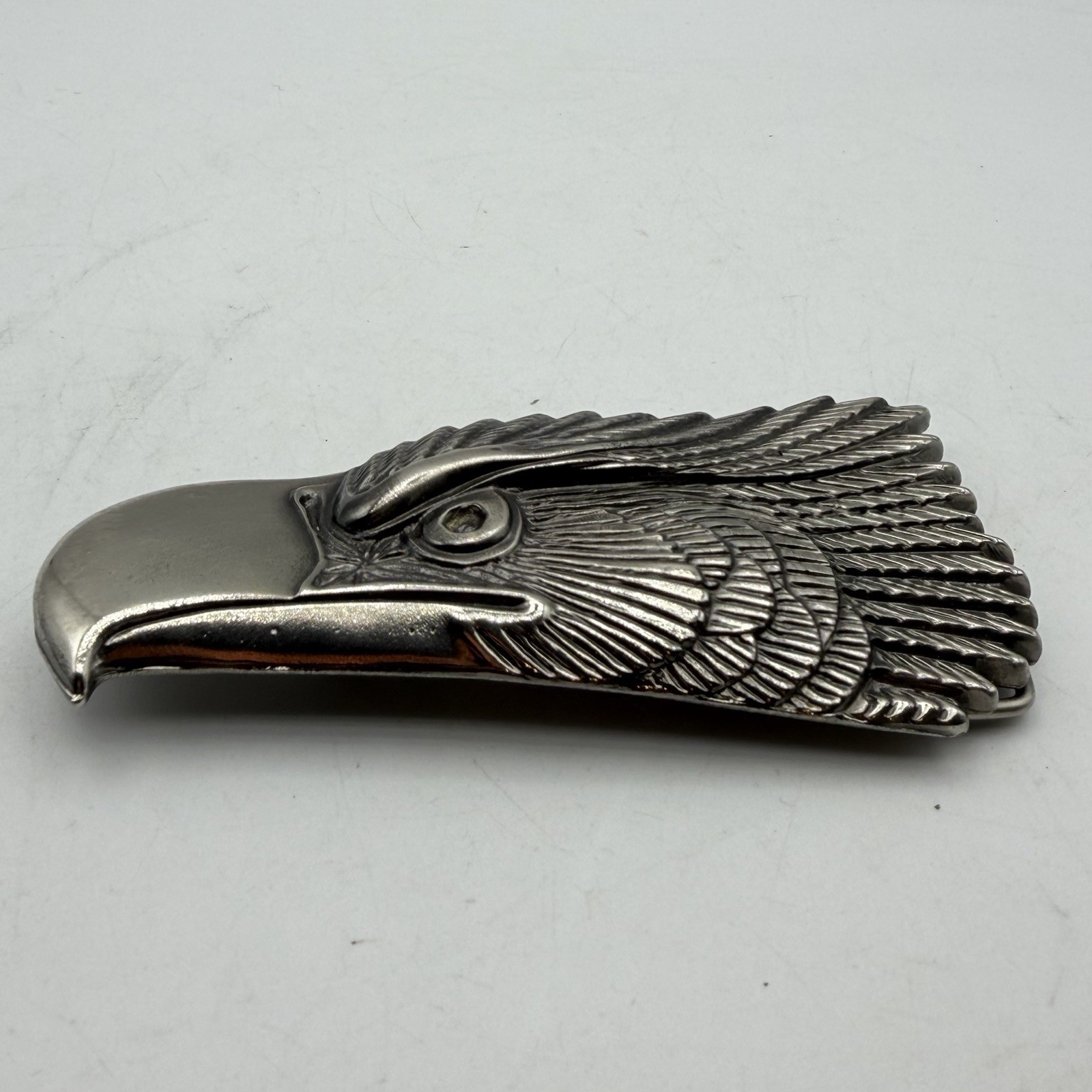 Vtg American Eagle Head Belt Buckle Great Company LIMITED Edition USA Made