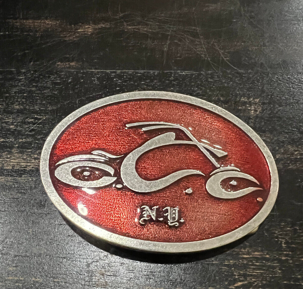 Orange County Chopper Belt Buckle – Officially Licensed – Red Color – Brand New