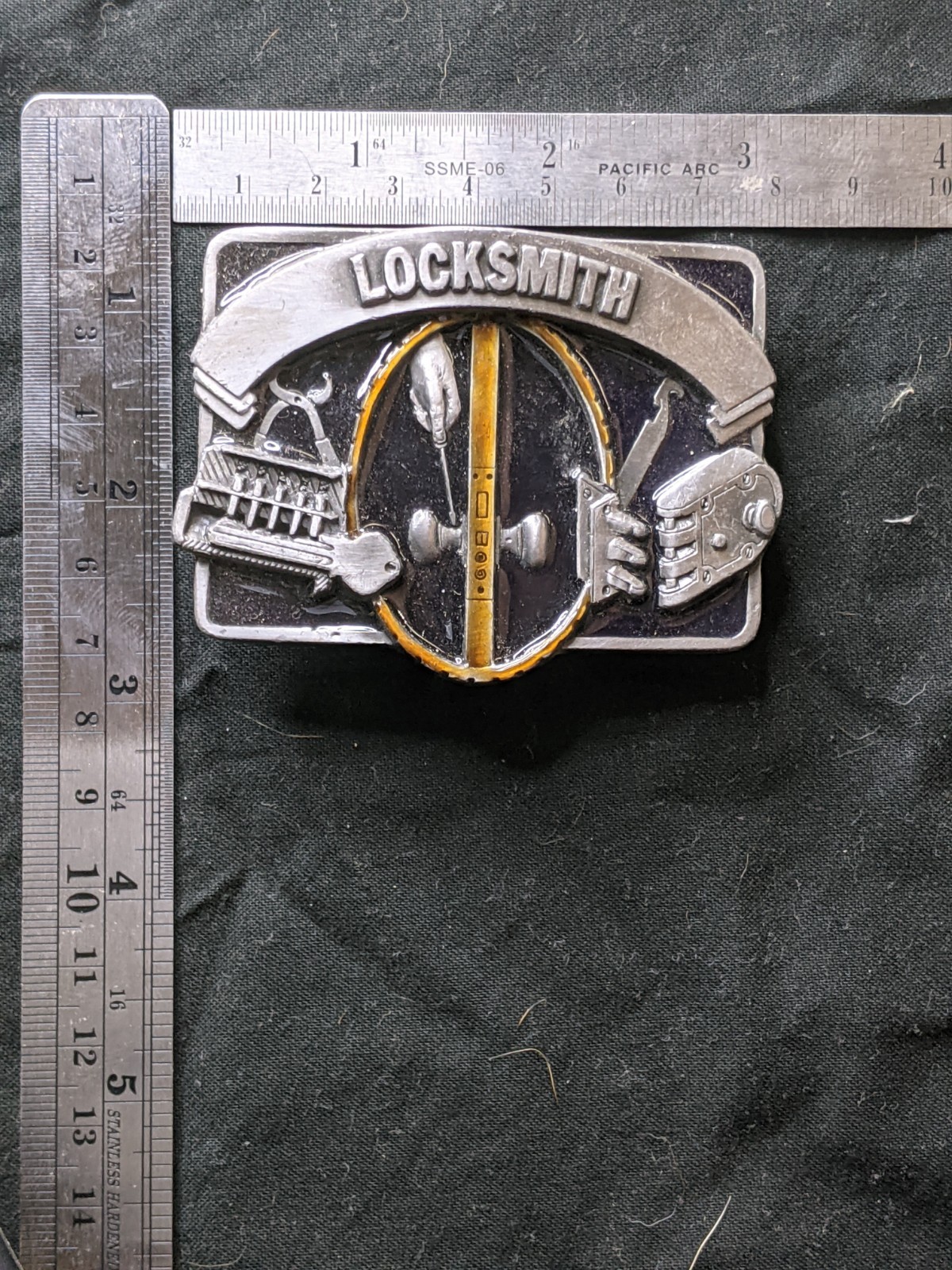 Buckle of America Locksmith Belt Buckle P-166 Western Metal 1.75in Silver