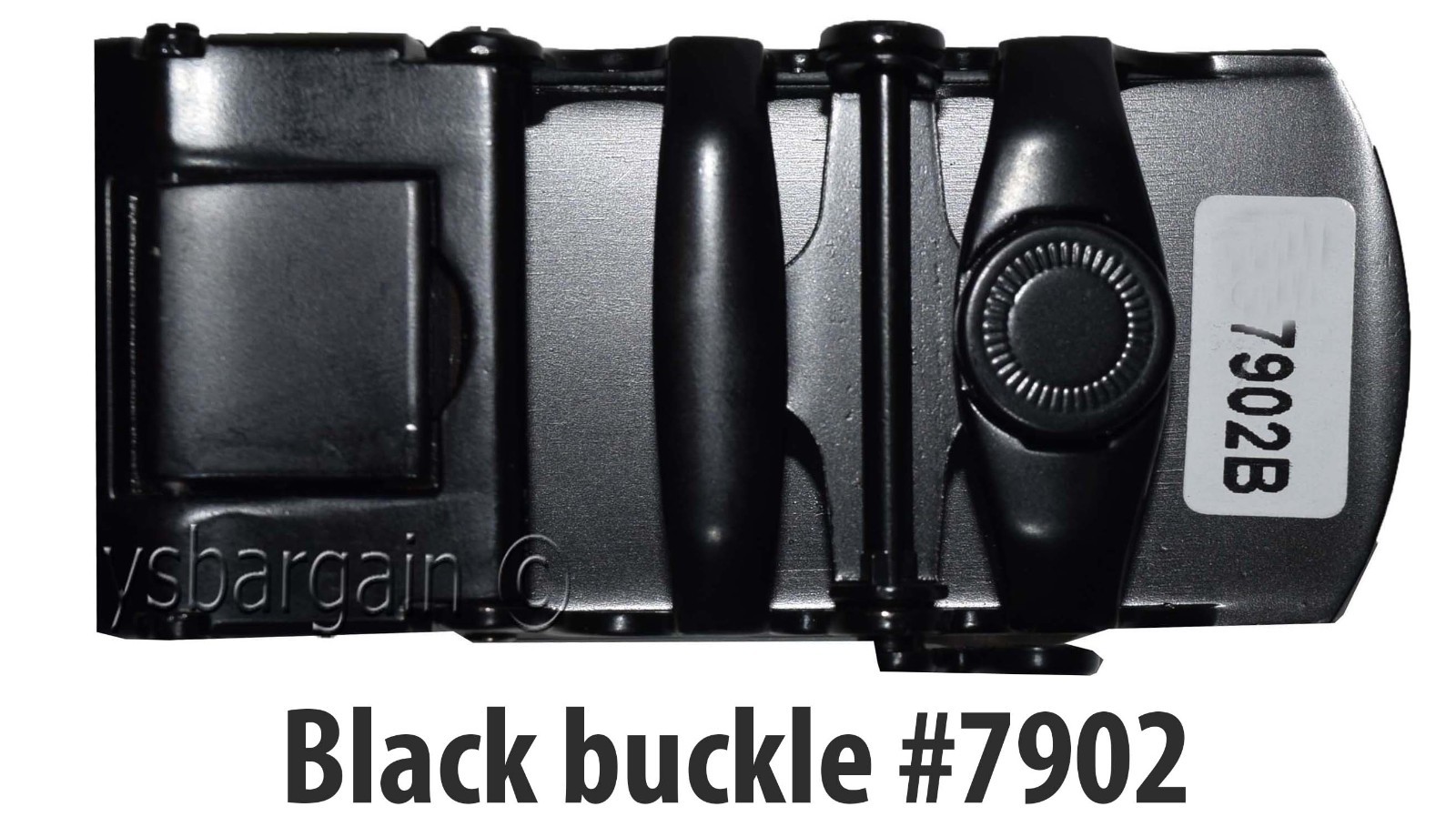 Men&rsquo;s Belt Buckle, Auto sliding Buckle Self locking 1.25&Prime; New Black buckle only