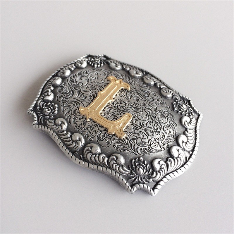 Western Initial Letter L Belt Buckle Gurtelschnalle also Stock in US