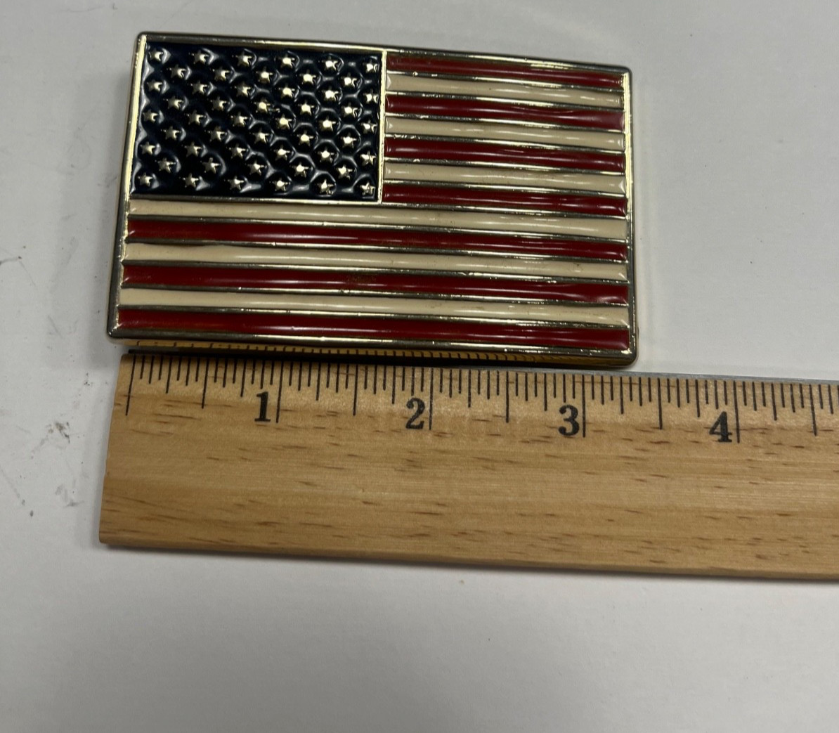 USA Country American National Flag Metal Belt Buckle