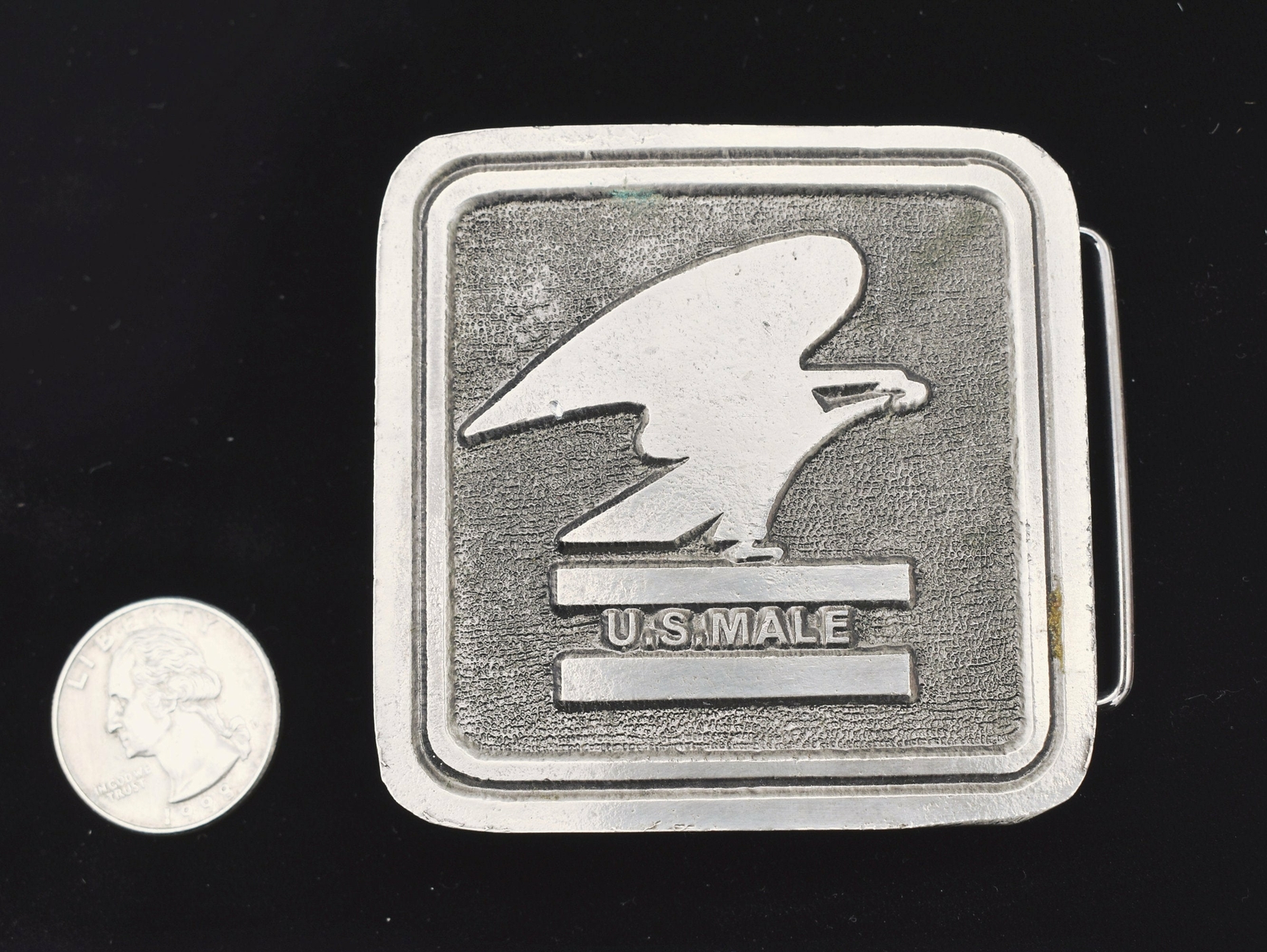 US MALE Novelty Funny United States Postal Service Mailman Vintage Belt Buckle