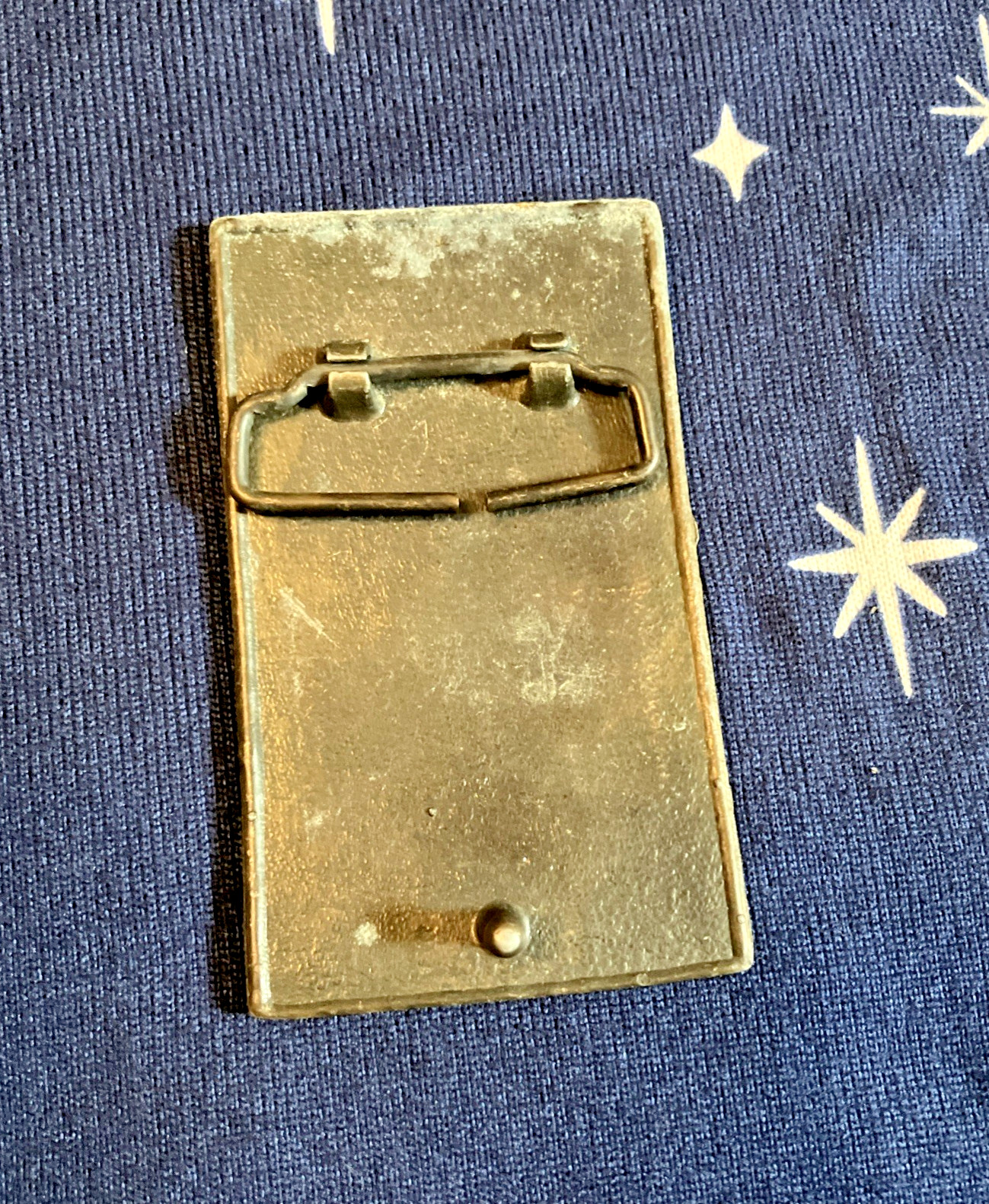 VTG Winchester Repeating Arms New Haven Conn. Rifle Gun Belt Buckle Brass #9