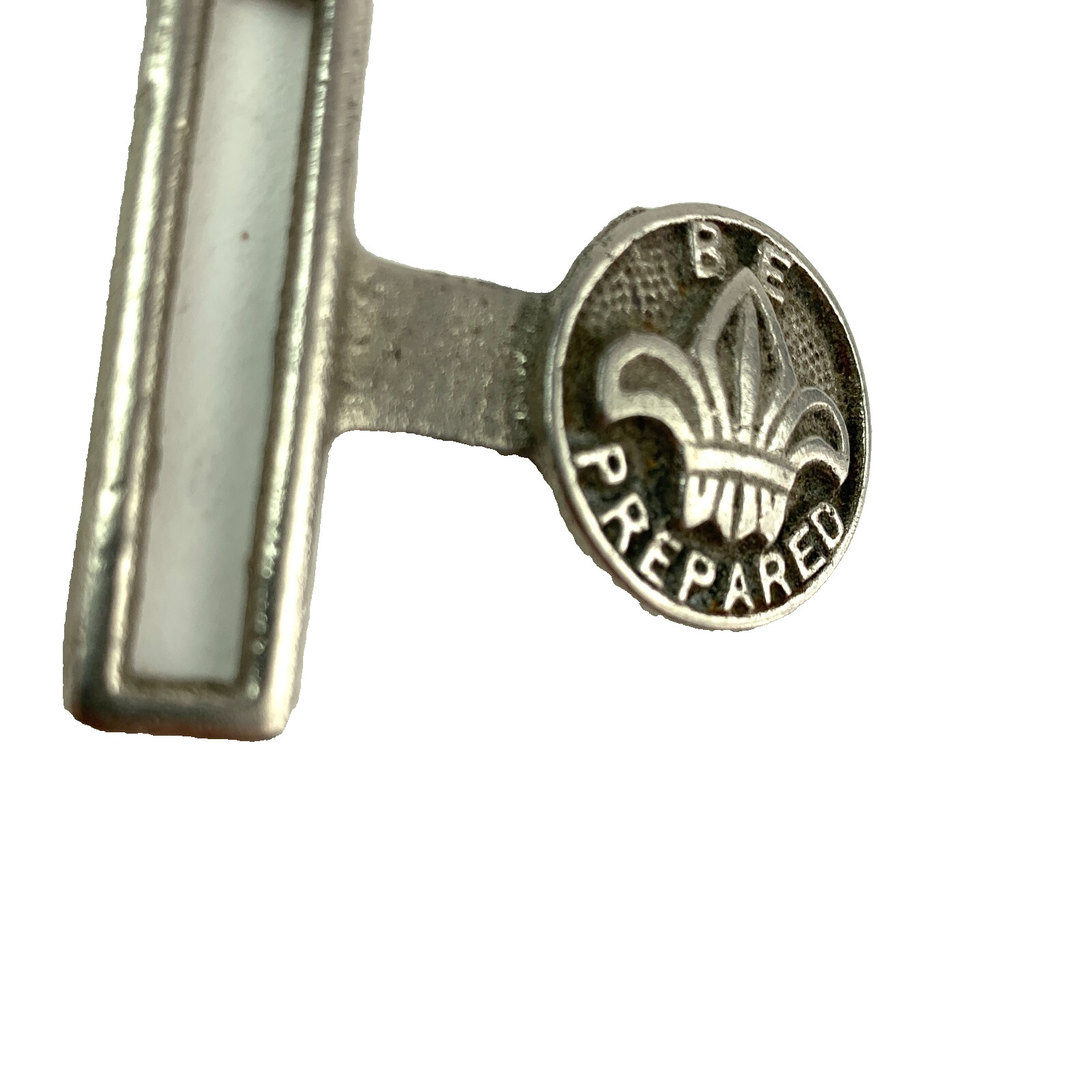 Vintage Boy Scouts Be Prepared Metal Belt Buckle Piece