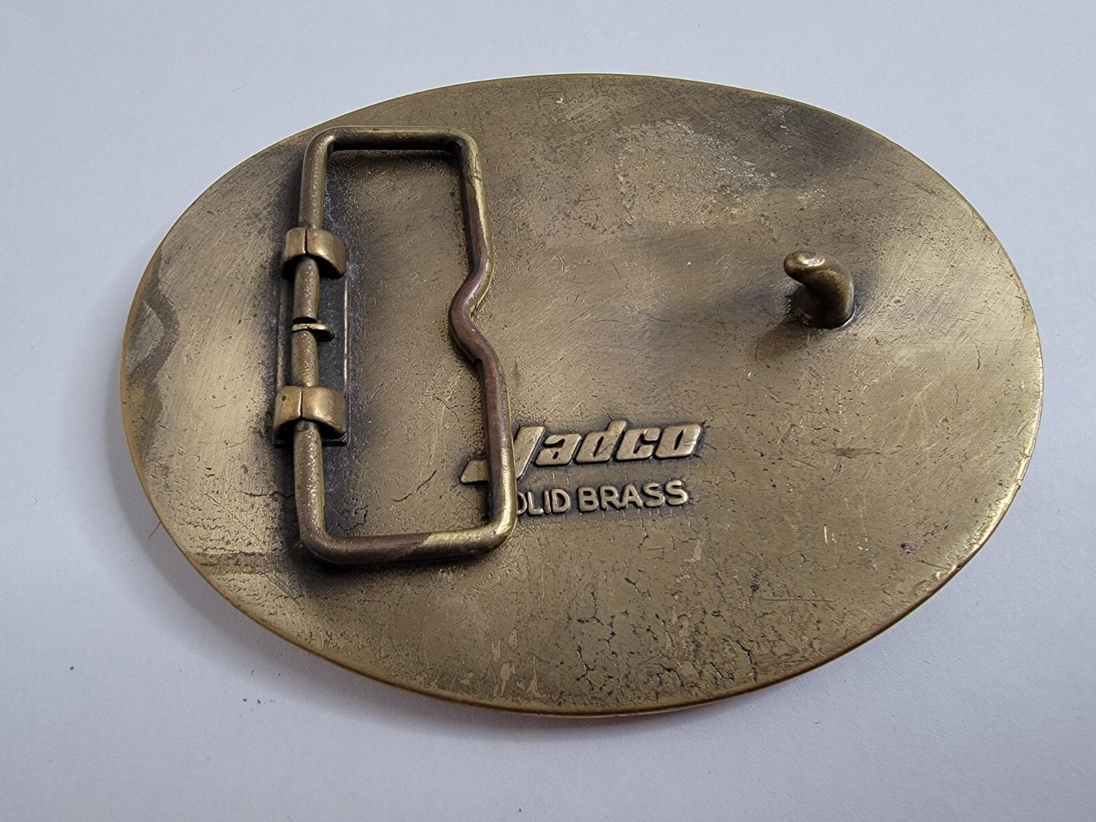 NRA Belt Buckle Large Bronze 2nd Amendment Clasp The Right To Keep And Bear Arms