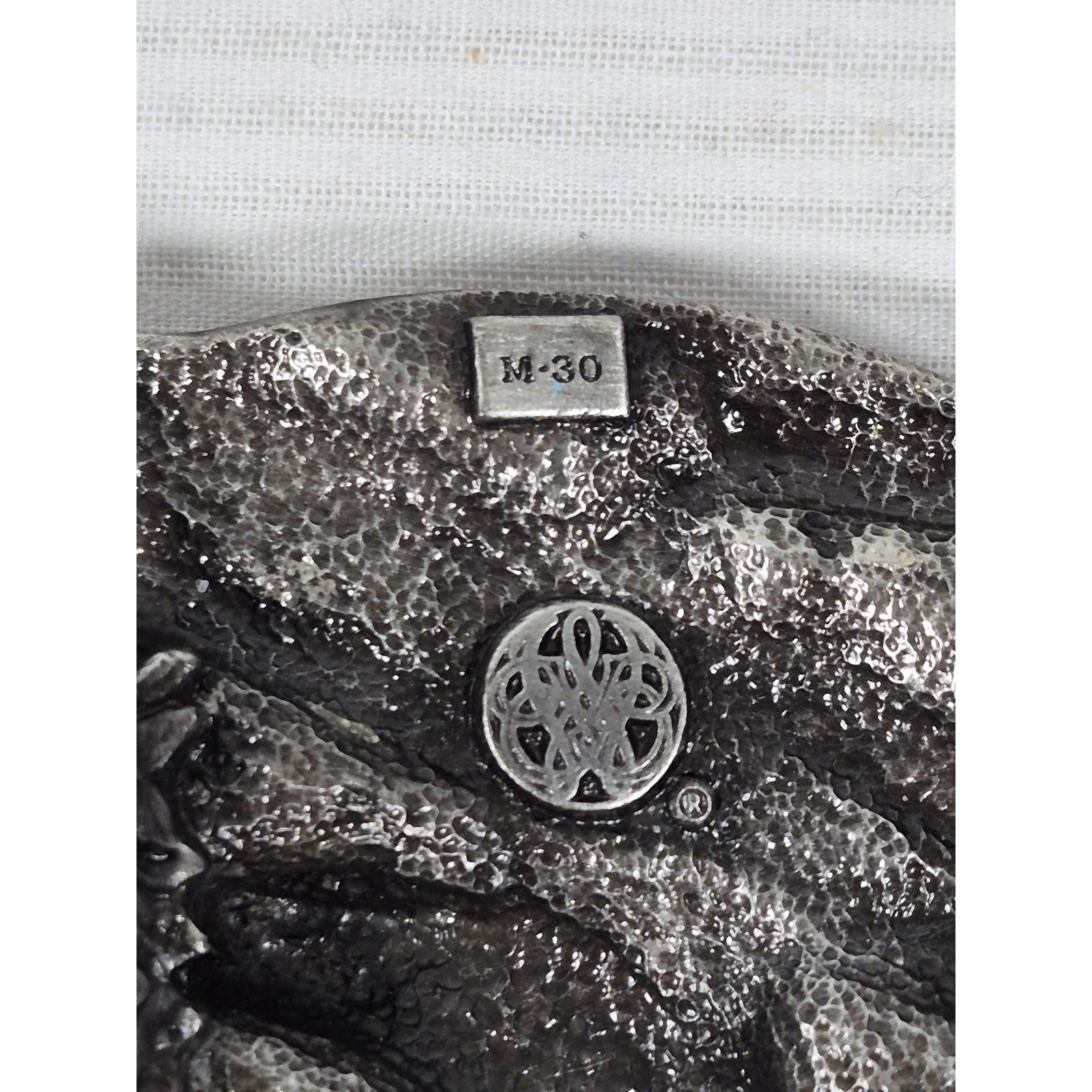1985 Siskiyou Pewter & Enamel Belt Buckle « I&rsquo;d Rather Be Fishing » Trout M-30