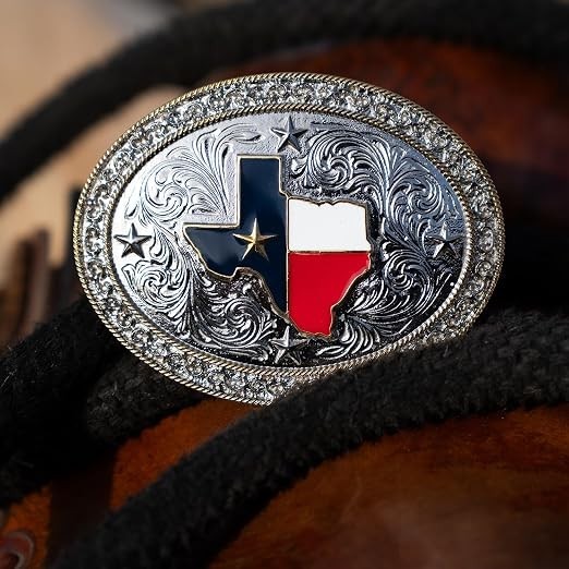 Montana Silversmiths Belt Buckle Lone Star Pride Silver Gold A1082P