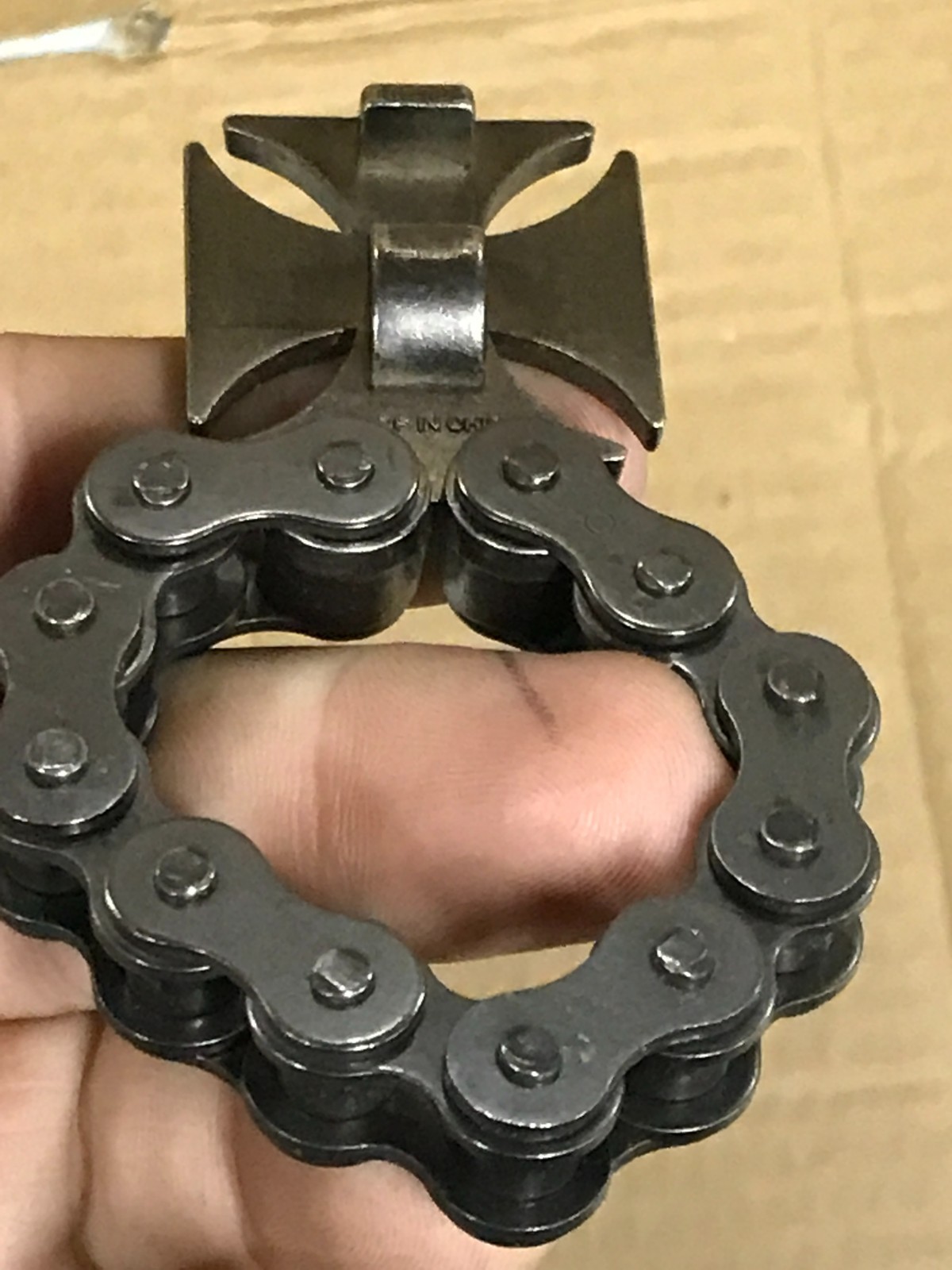 West Coast Choppers Belt Buckle Chain Link Bottle Opener