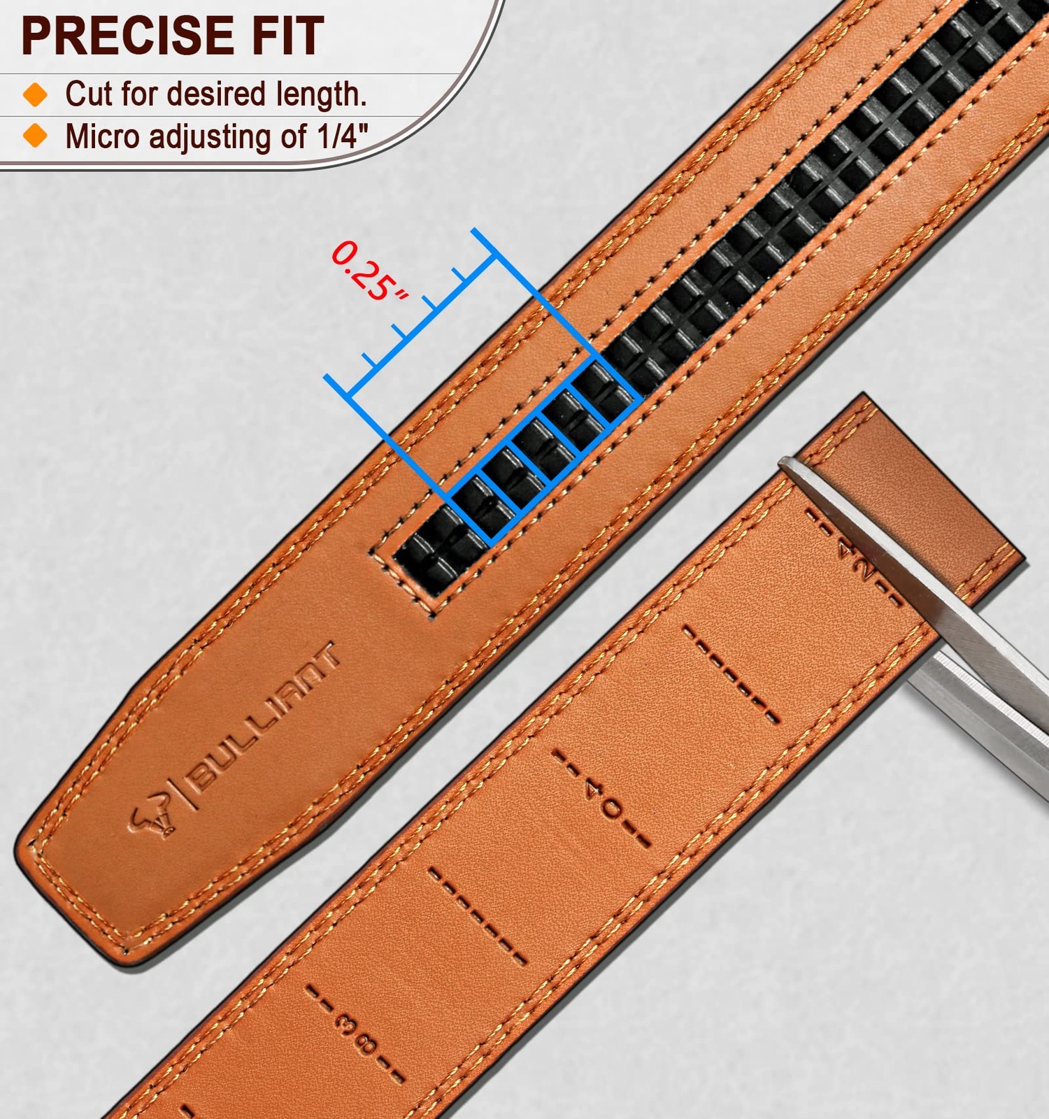 BULLIANT Belt Strap Buckles for 26&Prime;-40&Prime; Waist – 1 3/8&Prime; Width, Black3190