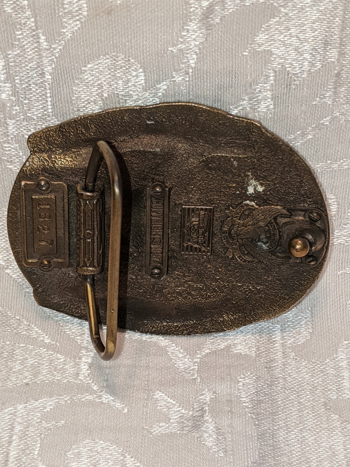 Vtg 1987 Duck Hunting Belt Buckle Made In The USA Great American Buckle Company