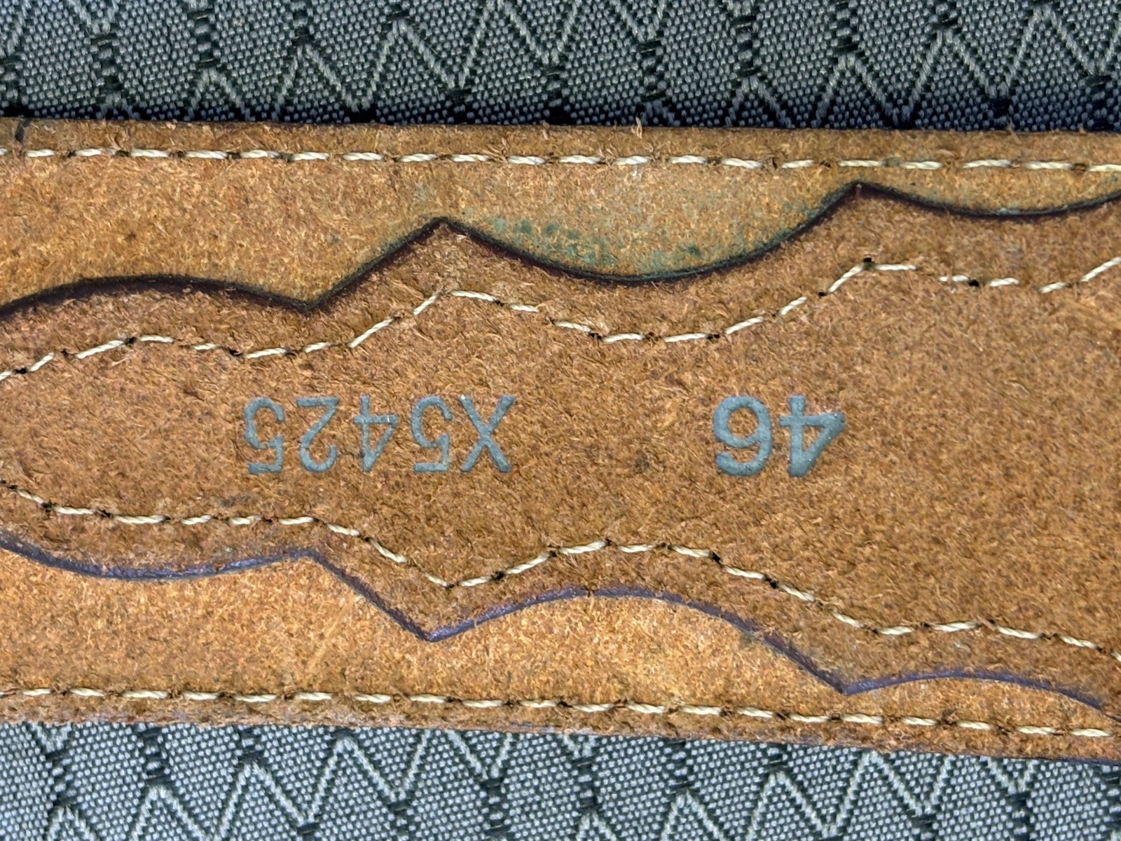 The State of Texas Star Buckle With Belt 46 Brown & Silver Western Cowboy USA