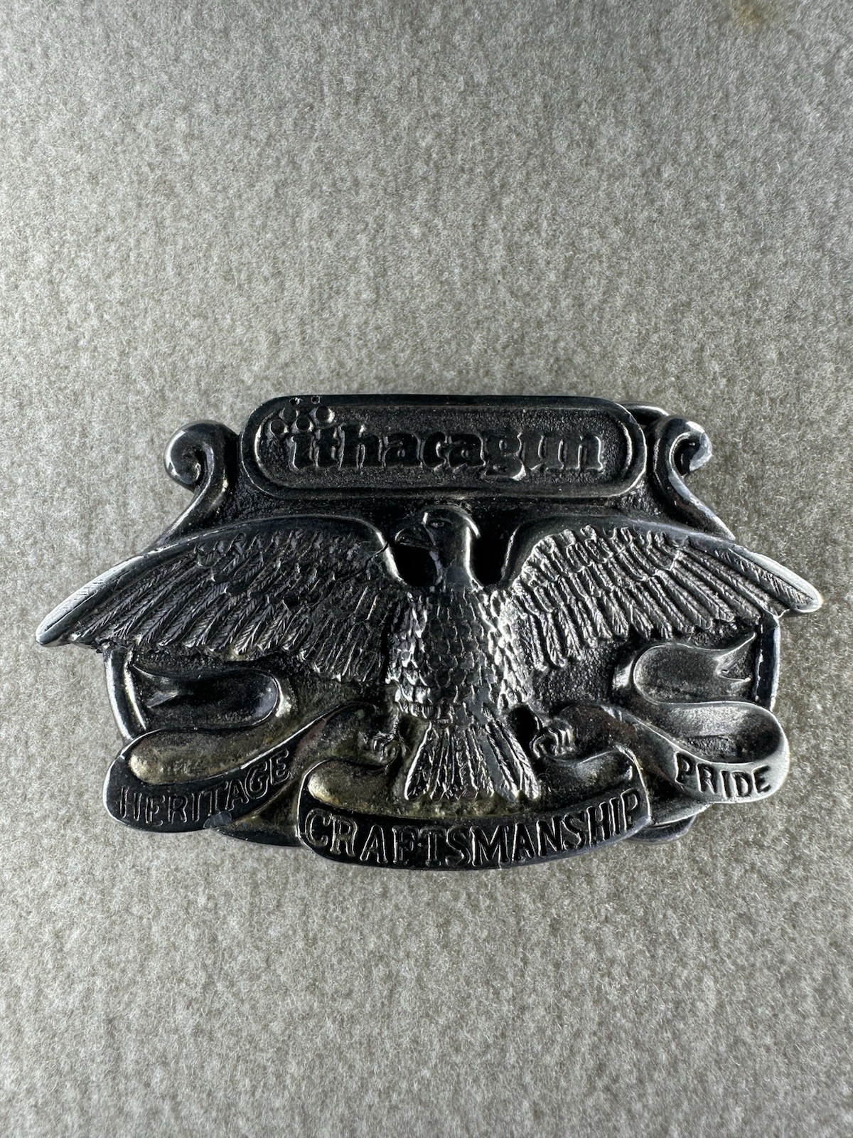 Ithacagun Heritage Belt Buckle 1976 Special Edition Silver