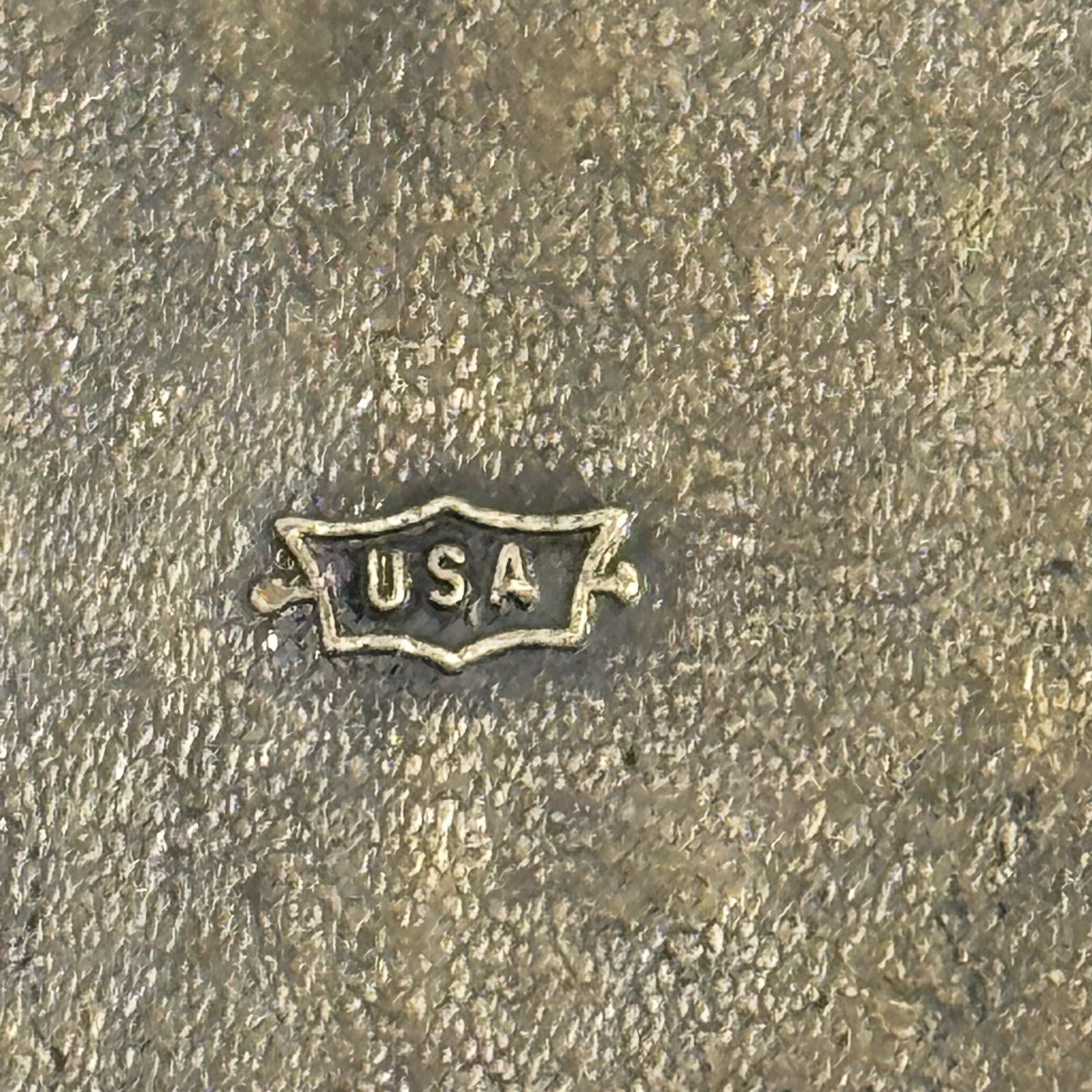 Vintage Brass Belt Buckle NRA Whittington Center 1973-1988 Made in USA