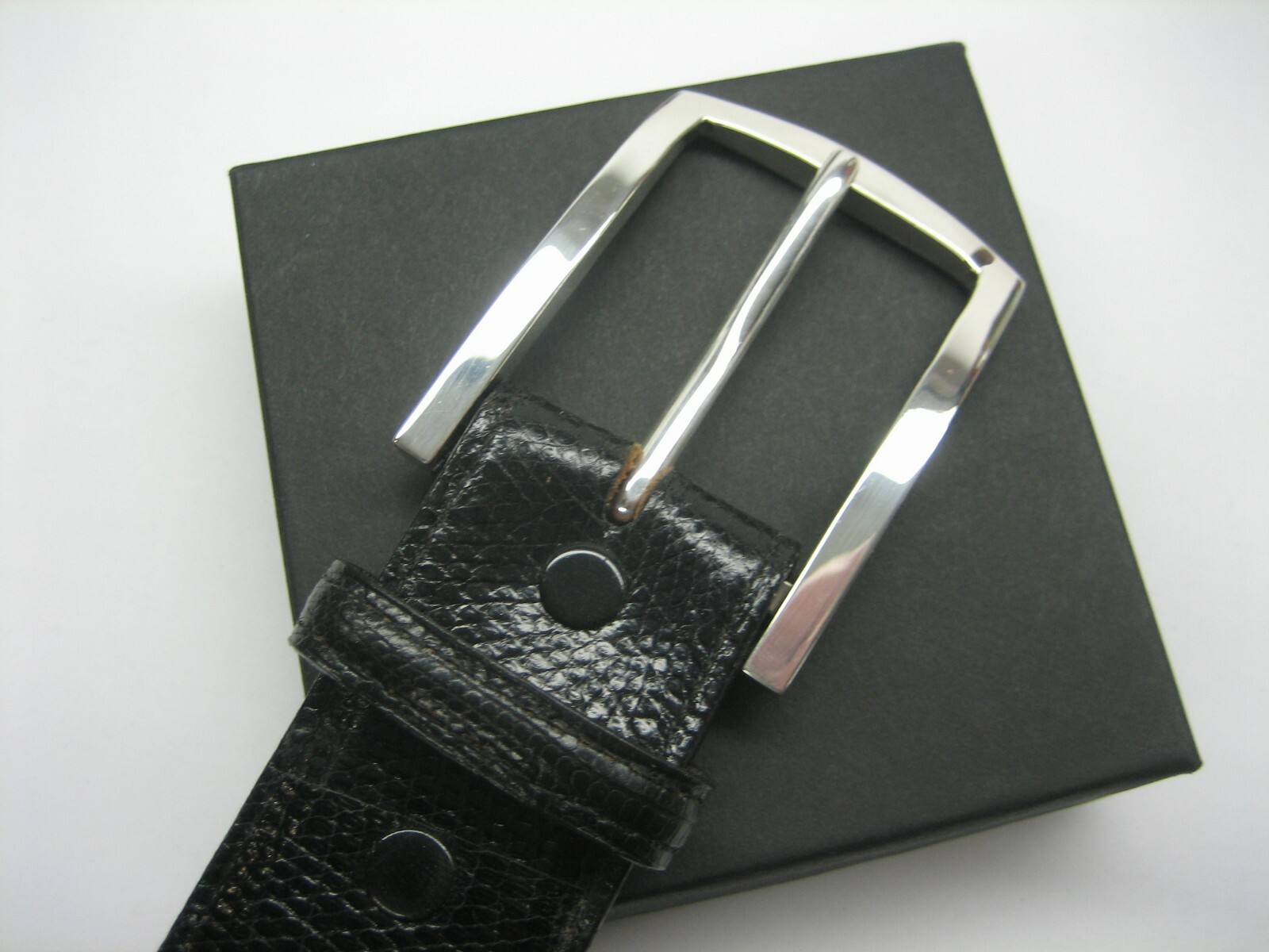 STERLING SILVER 925 BUCKLE AVAILABLE FOR 1&Prime; 1-1/8&Prime; 1-1/4&Prime; 1-3/8&Prime; 1-1/2&Prime; BELTS