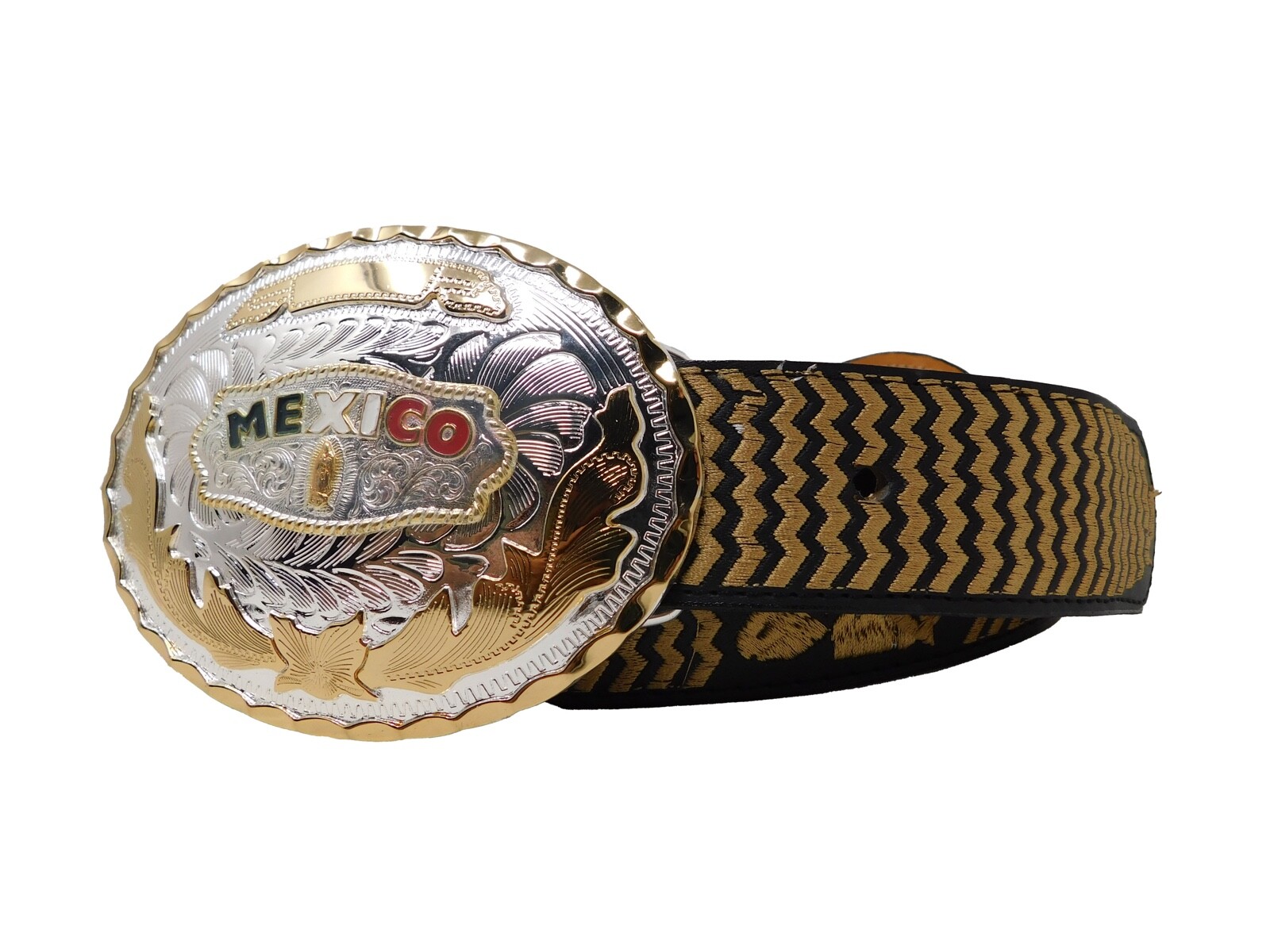 Belt Buckle Cowboy Sliver,Gold,Metal