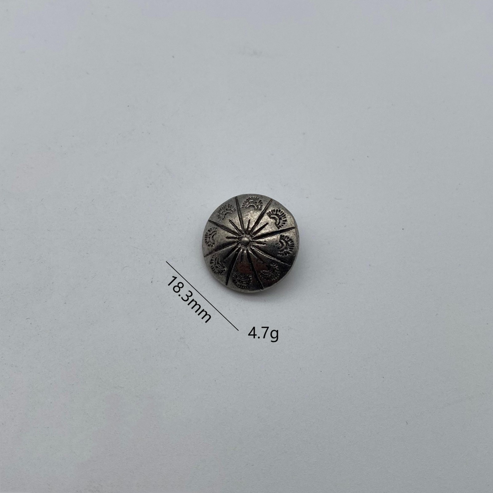 Brass Round Sewing Button Clothing Classic Button DIY lot