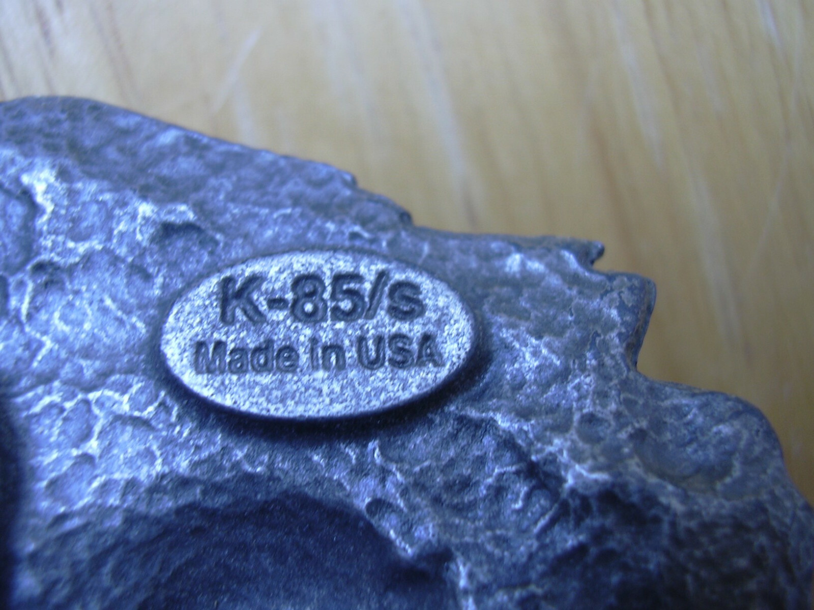 Vietnam Veteran 3D Pewter Belt Buckle Siskiyou K-85/s 1989 Forgotten Warrior USA