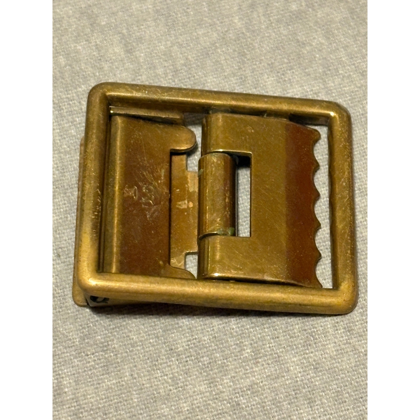 VTG US Military 1970 Vietnam Era Marine Brass Belt Buckle