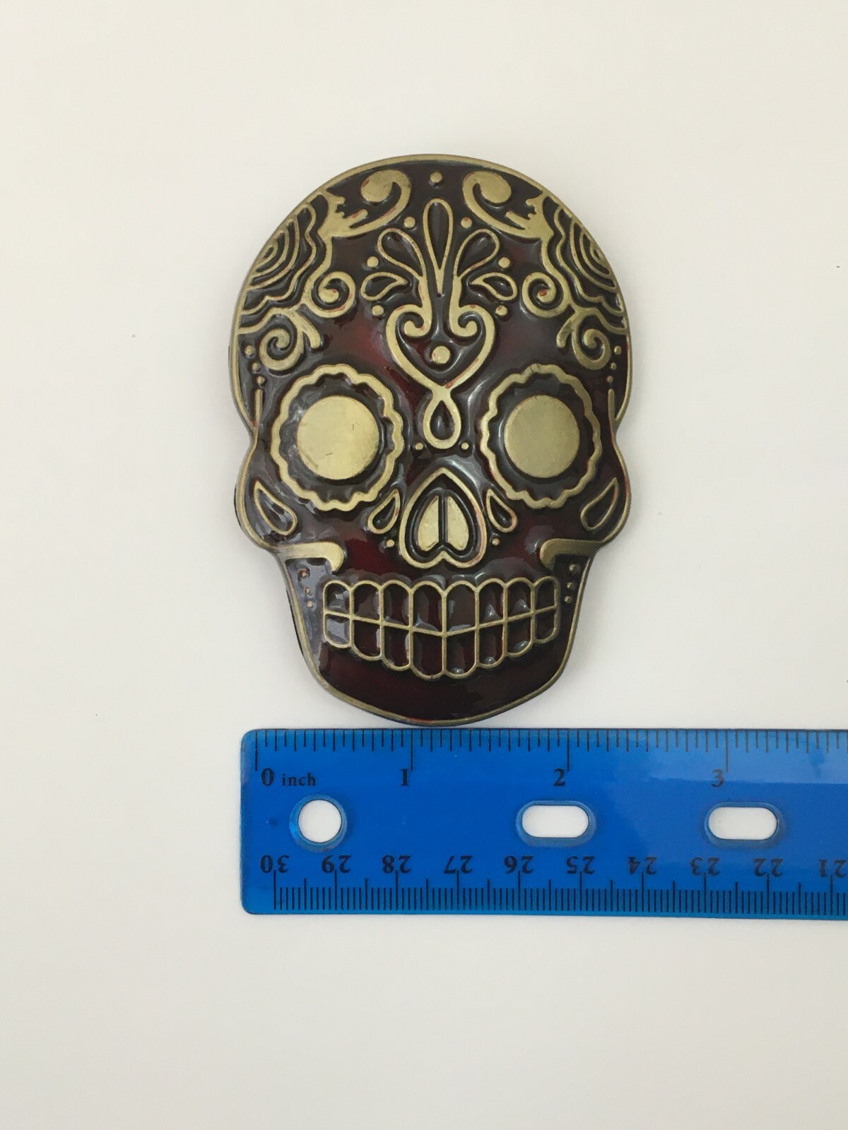 Day of the Dead Belt Buckle Skull Mexico Mexican Skulls Mayan Aztec Belt Buckles