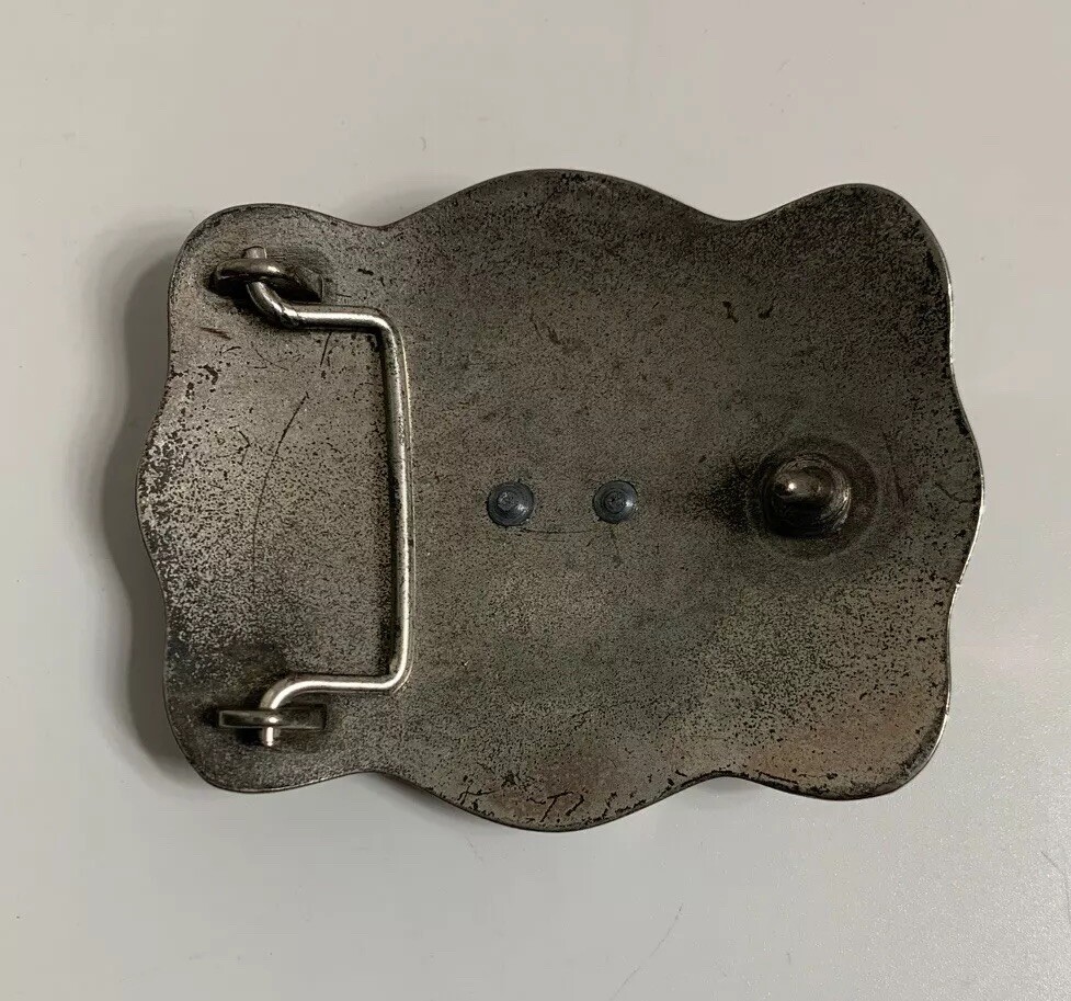 Vintage Belt Buckle Bucking Bronco Rodeo Horse Cowboy 3.25” x 2.25”