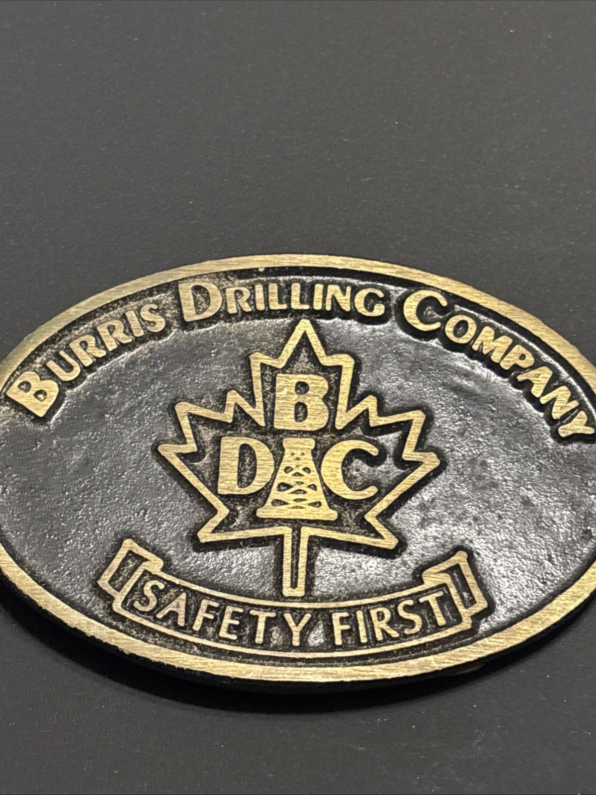 Burris Drilling BDC DynaBuckle Solid Bronze Belt Buckle – Provo Utah MCM