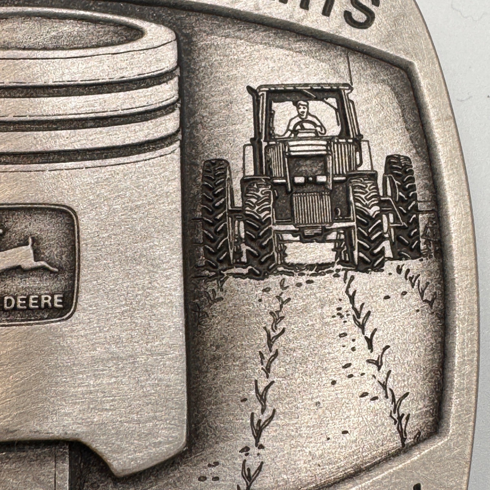 Vintage 1994 John Deere Engine Parts Limited Edition Belt Buckle 1281/2000