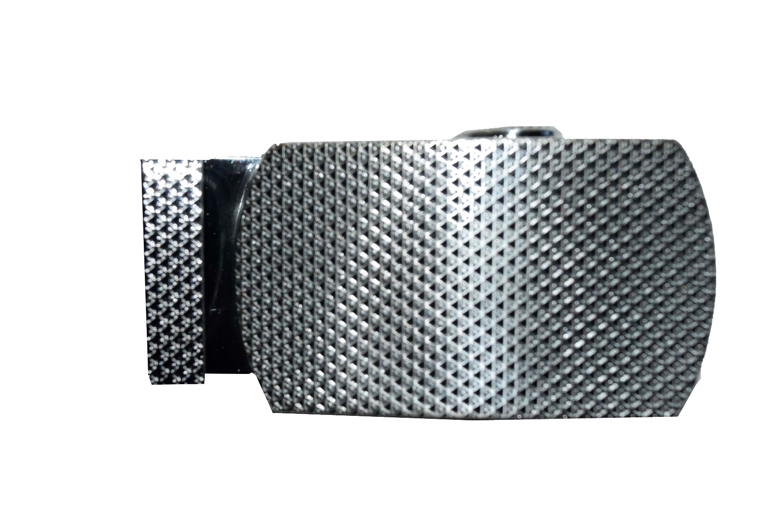 Men&rsquo;s Belt Buckle Auto sliding Self locking ratcheting track line silver buckle
