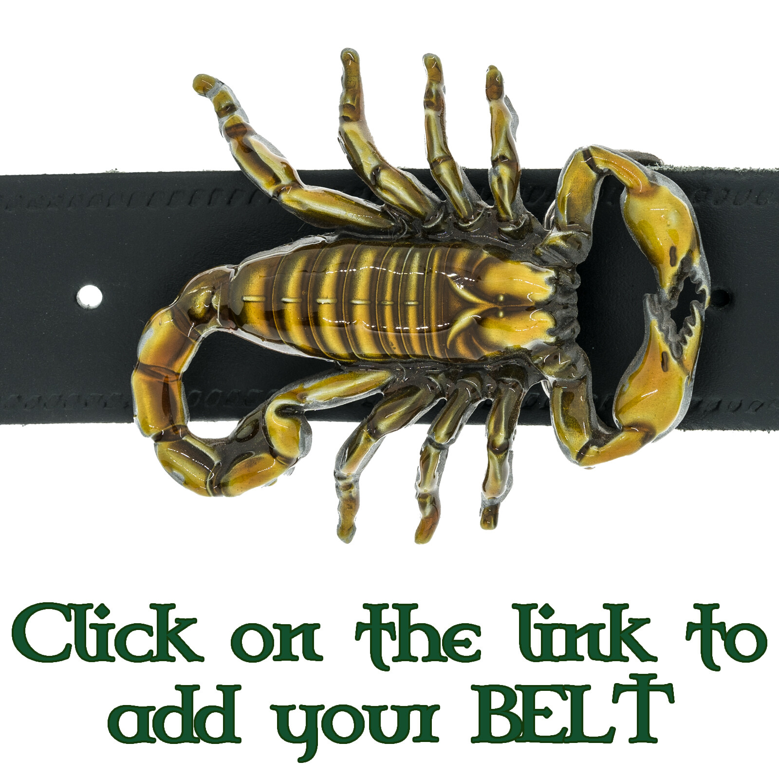 3D Scorpion Belt Buckle Animal Biker Rock Cowboy Western Desert Zodiac Star Sign
