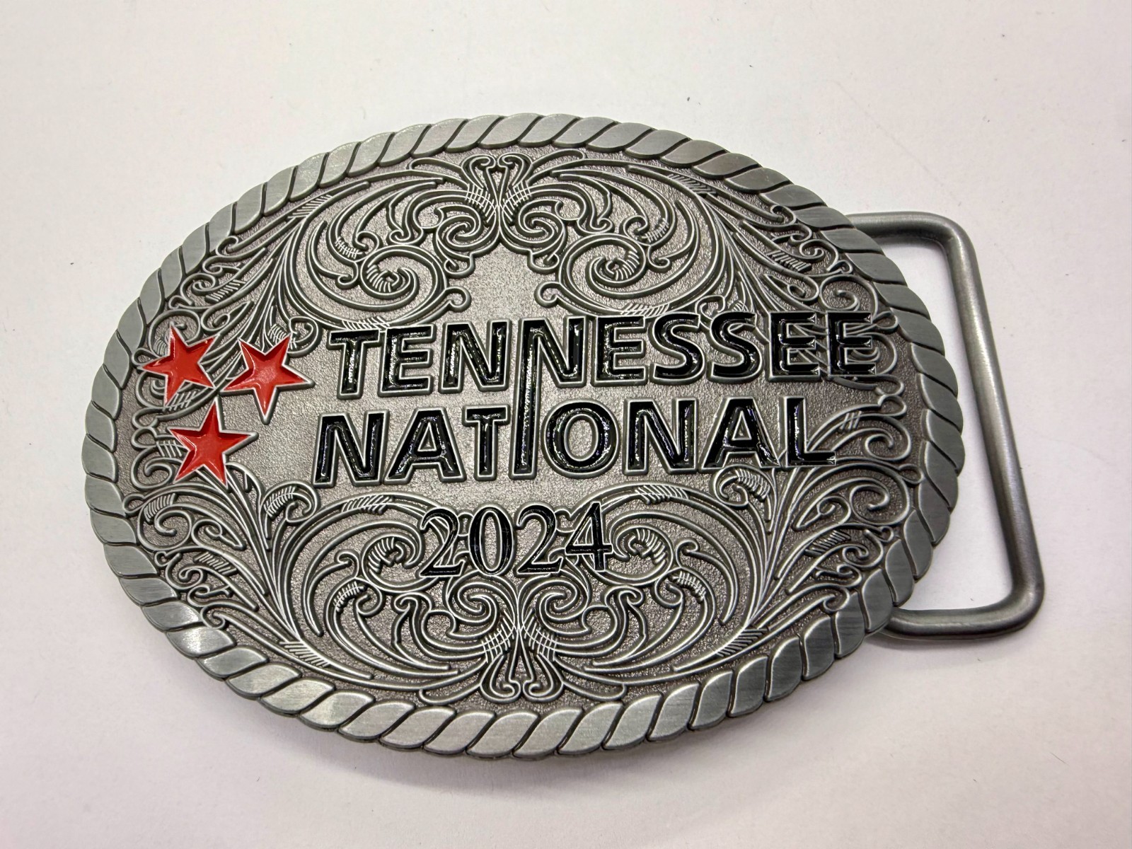 Tennessee National 2024 4th Place U21 Women&rsquo;s Enduro Trophy Award Belt Buckle