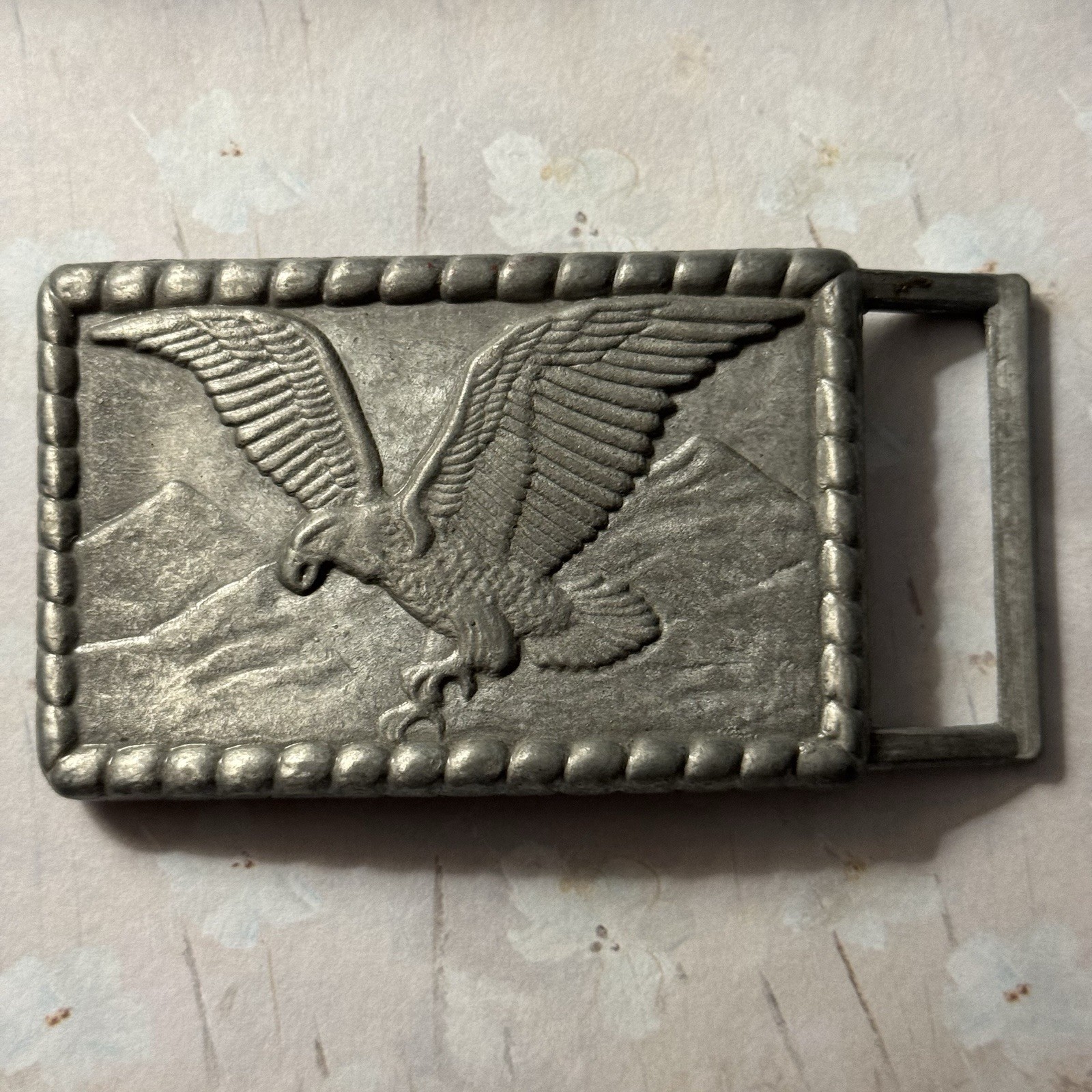 Vintage American Eagle embossed belt buckle