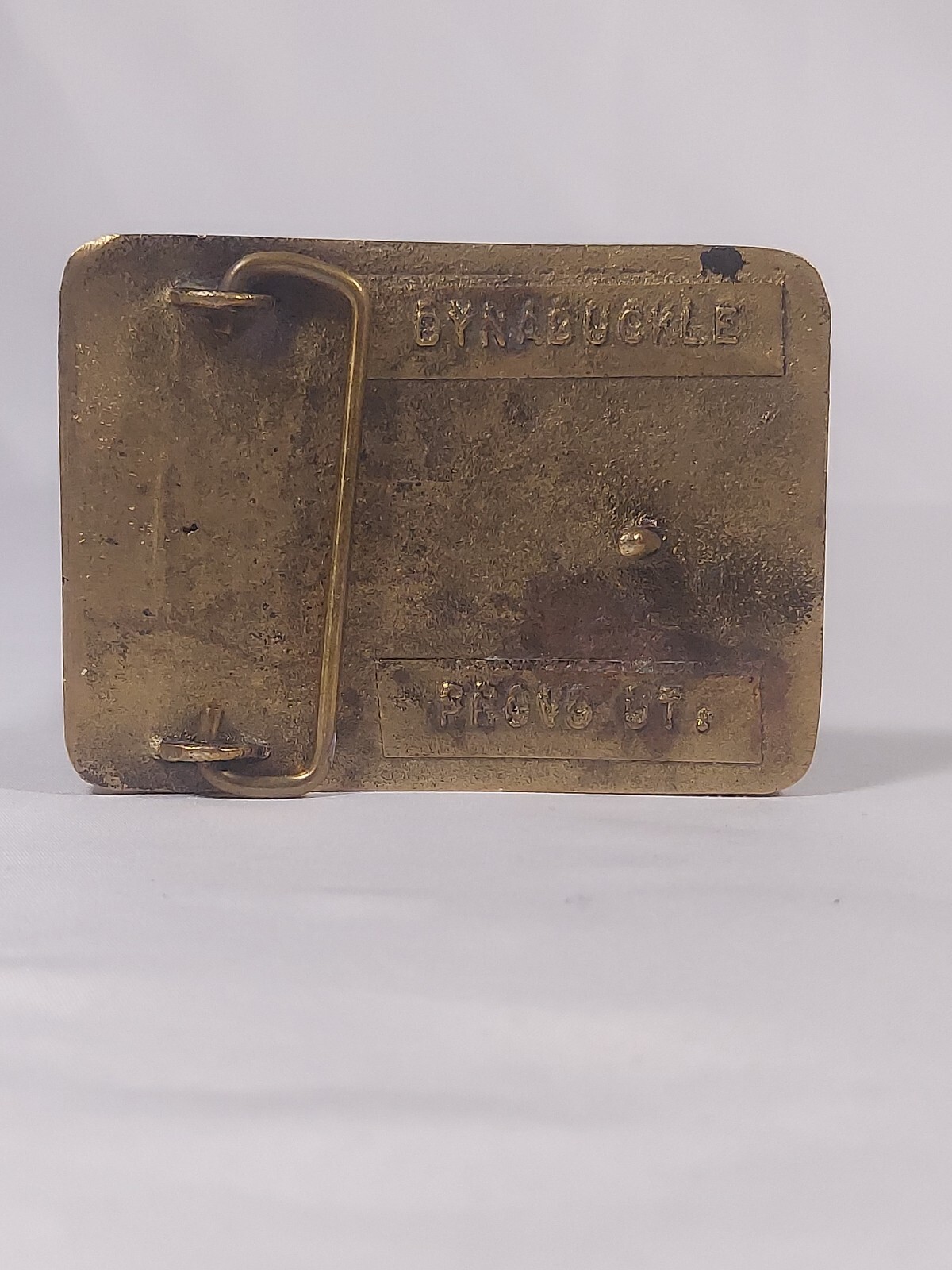 Dynabuckle Brass TUNEX Transmission Belt Buckle Large Cast Metal