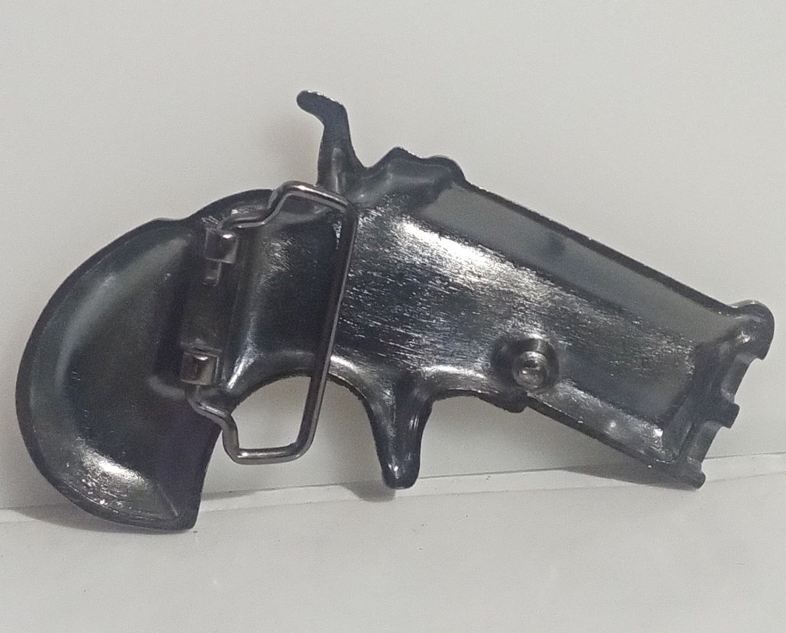 Vintage Derringer Pistol Metal Belt Buckle Free Shipping