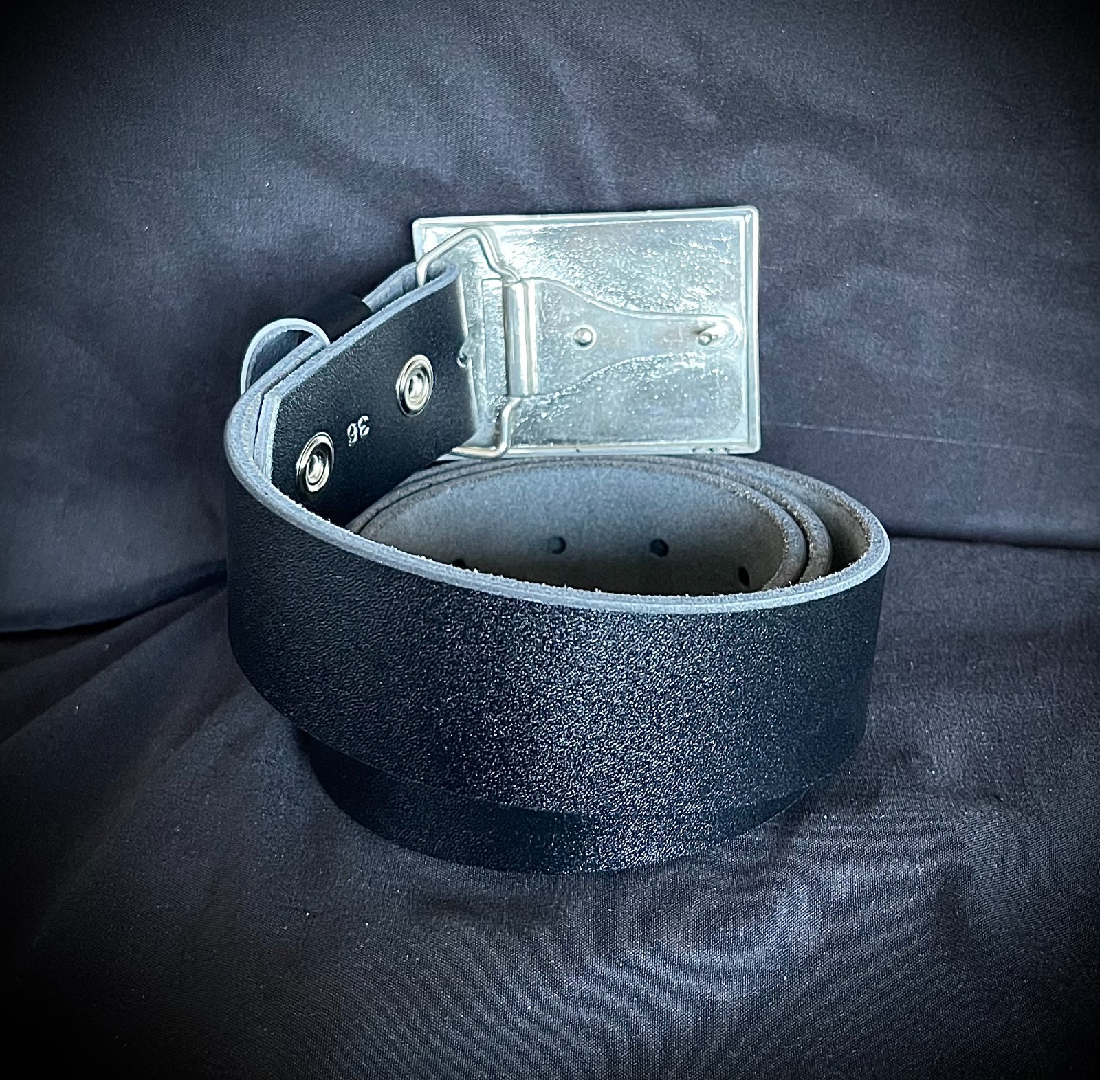 Belt Buckle Industrial Minimalist Sphere Grid Silver 2.75” OOAK Darren McNeese