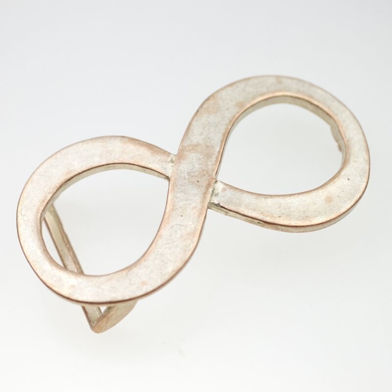 Infinity Belt Buckle Rosepearl Elegant Romantic Artful Boho Style