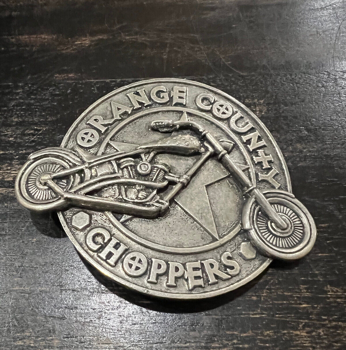 Orange County Choppers Belt Buckle – Vintage looking- Officially Lic- New