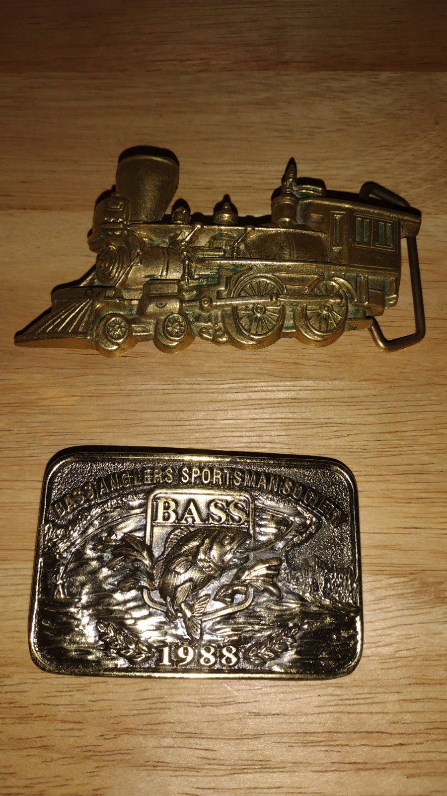 1988 BASS BASS ANGLERS SPORTSMAN SOCIETY BELT BUCKLE – HEAVY