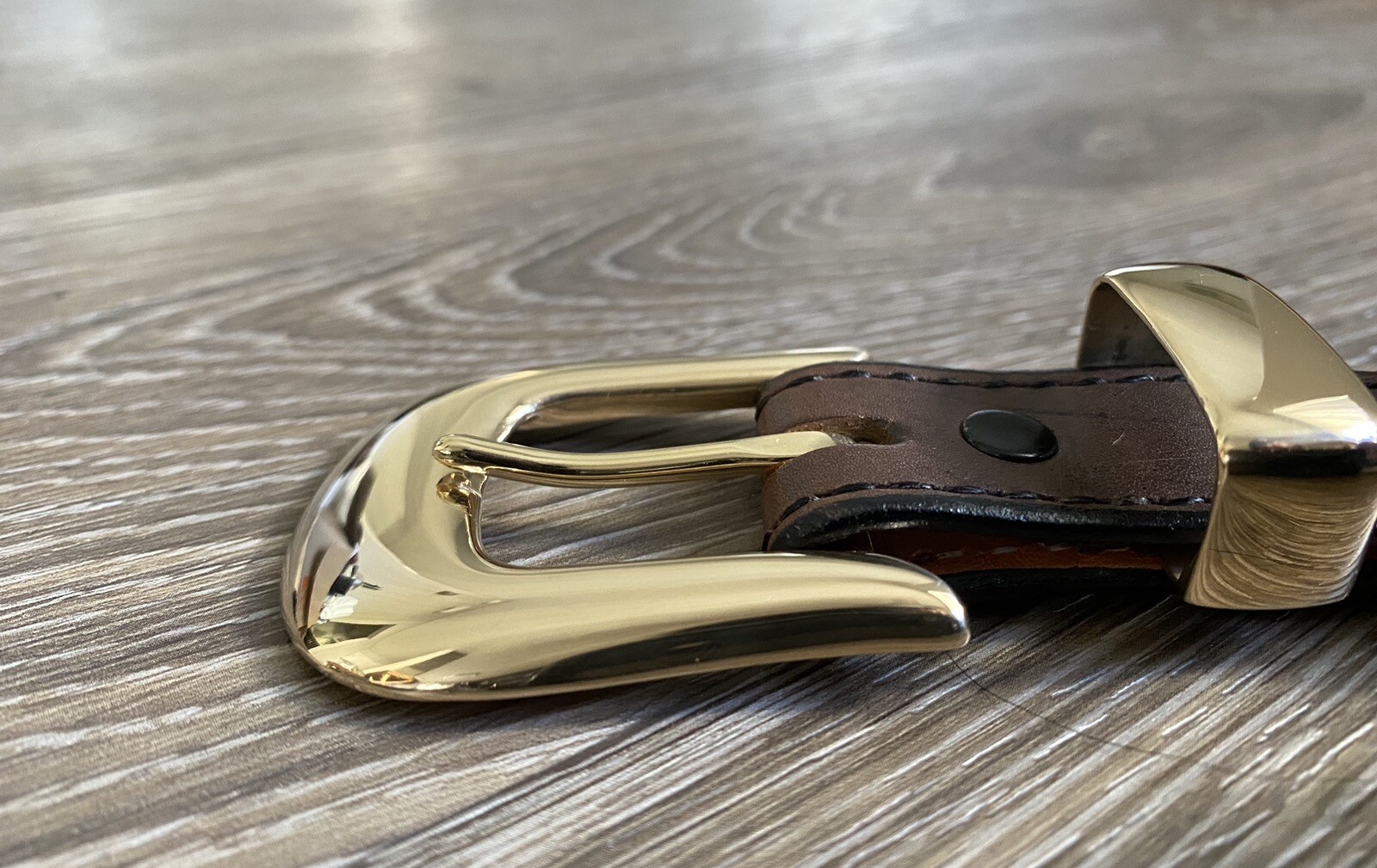 Douglas Magnus 14k Solid Gold XL Belt Buckle Set ✅