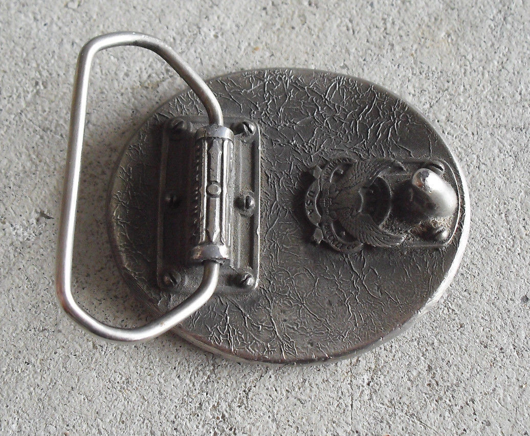 Vintage Michelin Man Belt Buckle 2 3/8&Prime; Wide