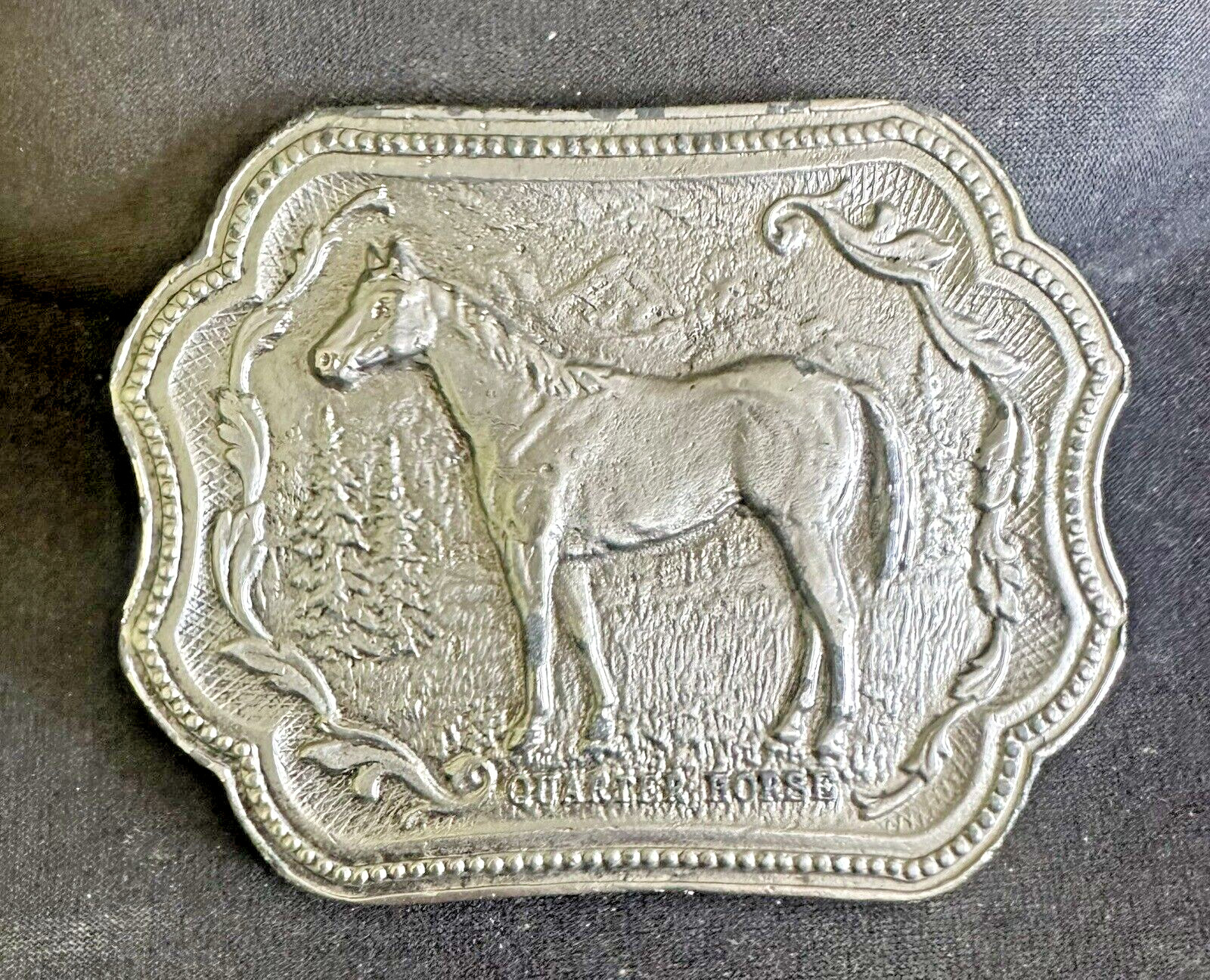 Vintage 1970&rsquo;S Quarter Horse Belt Buckle